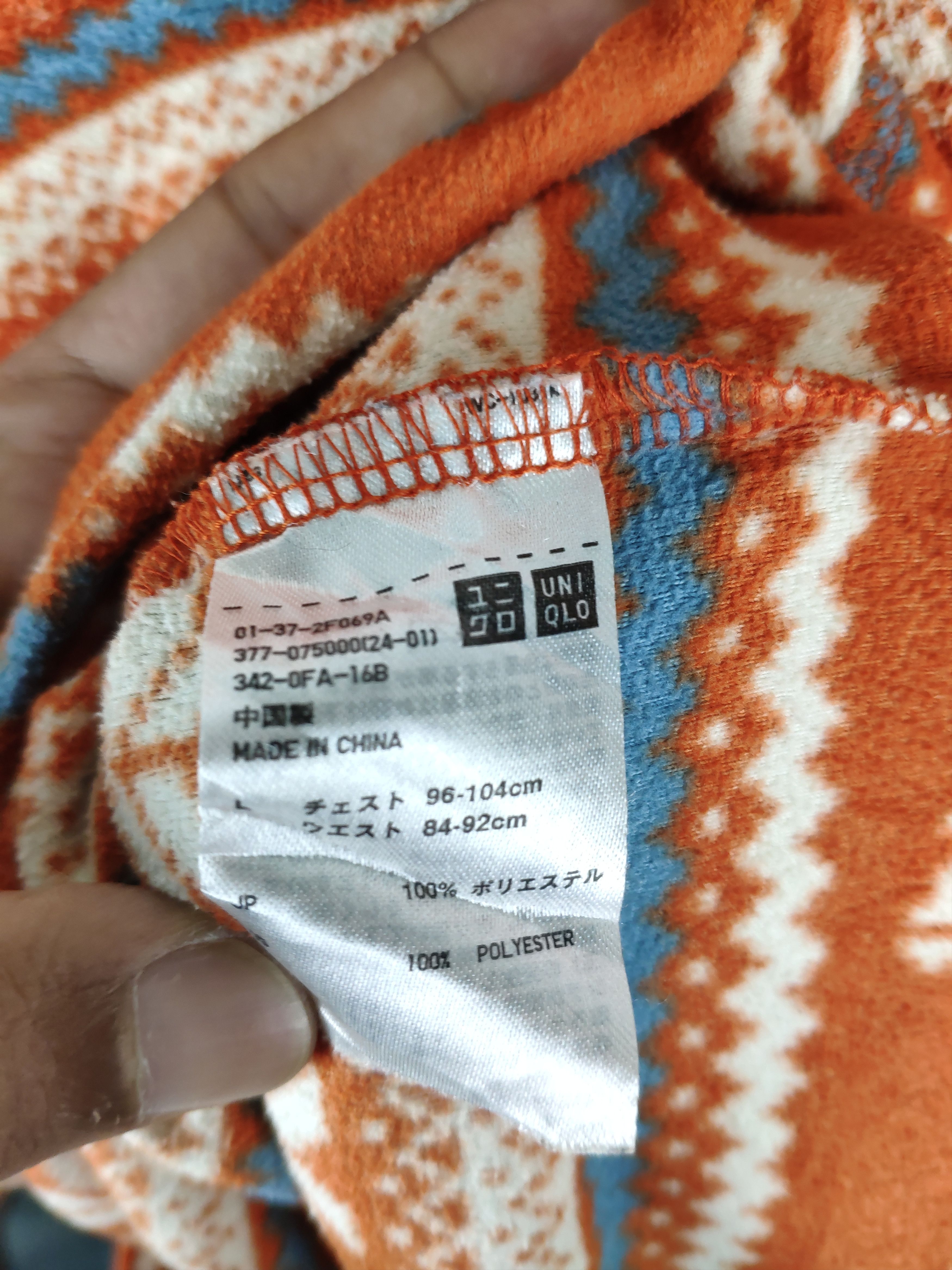 Japanese Brand × Native × Uniqlo Steal 💥 Uniqlo Fleece Long Sleeve T Shirt Native Style Size US M / EU 48-50 / 2 - 3 Thumbnail
