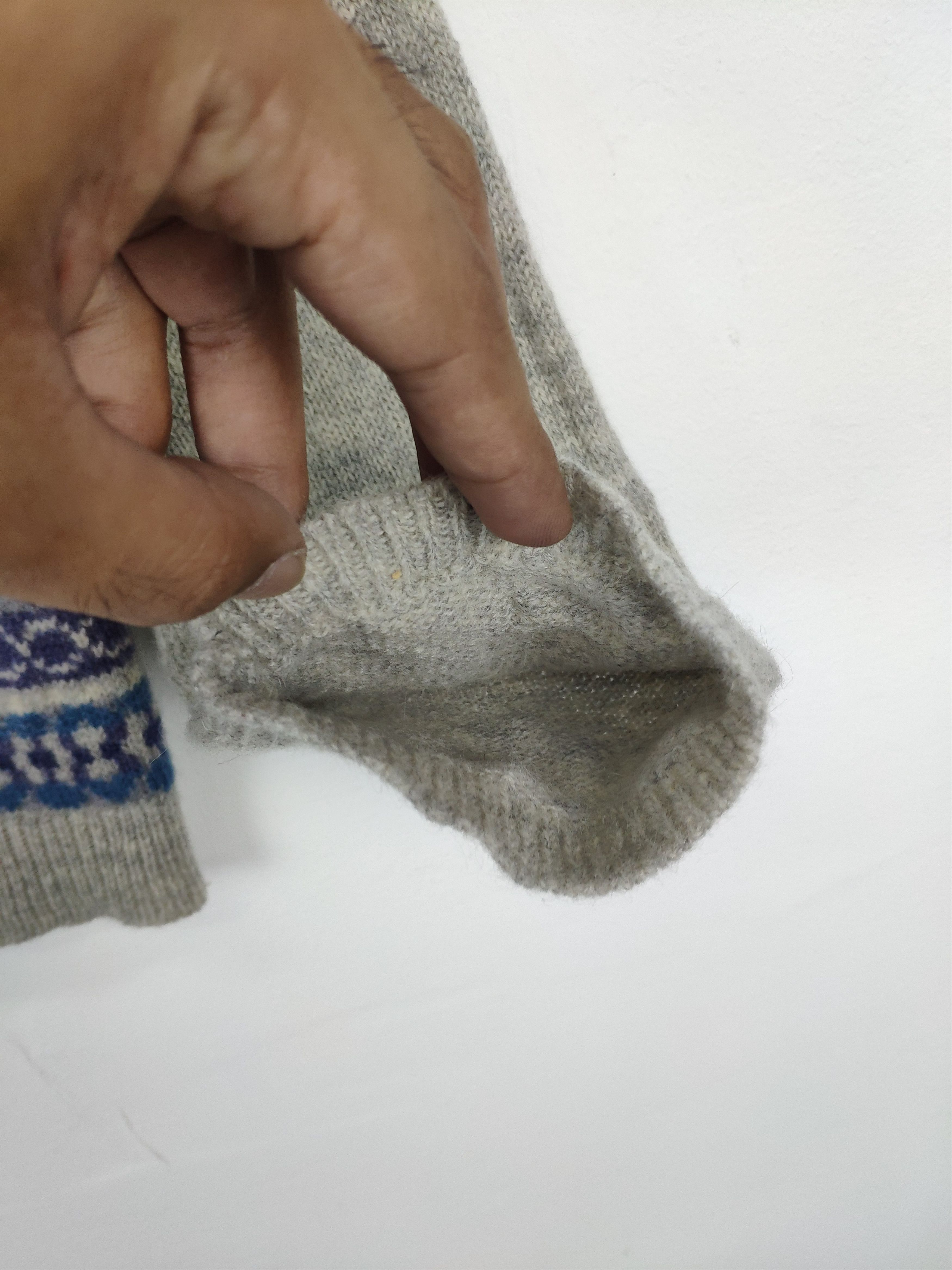 Aran Isles Knitwear × Japanese Brand Vintage Knit Cardigan Sweater Native Style Size XS / US 0-2 / IT 36-38 - 4 Thumbnail