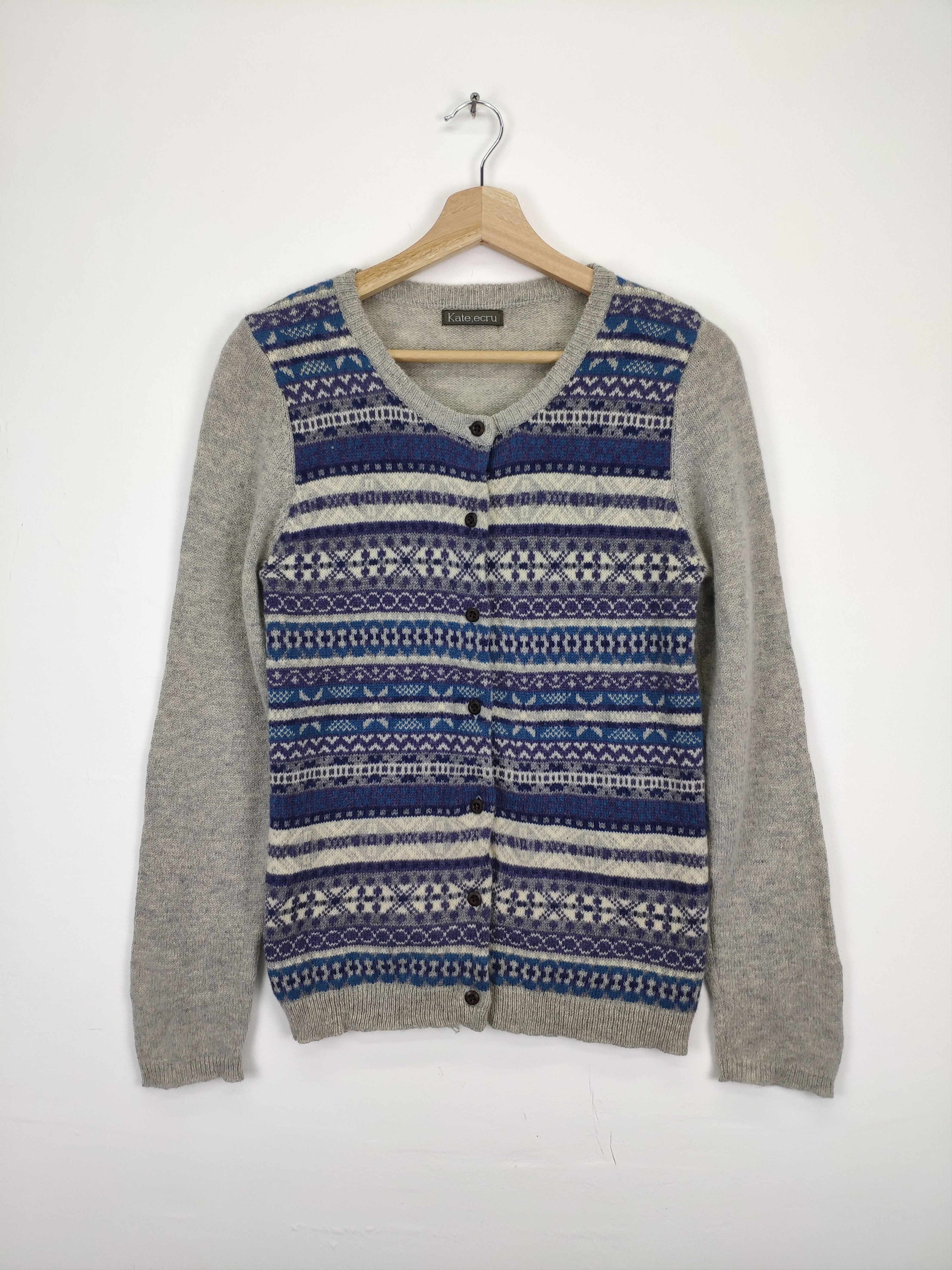 Aran Isles Knitwear × Japanese Brand Vintage Knit Cardigan Sweater Native Style Size XS / US 0-2 / IT 36-38 - 1 Thumbnail