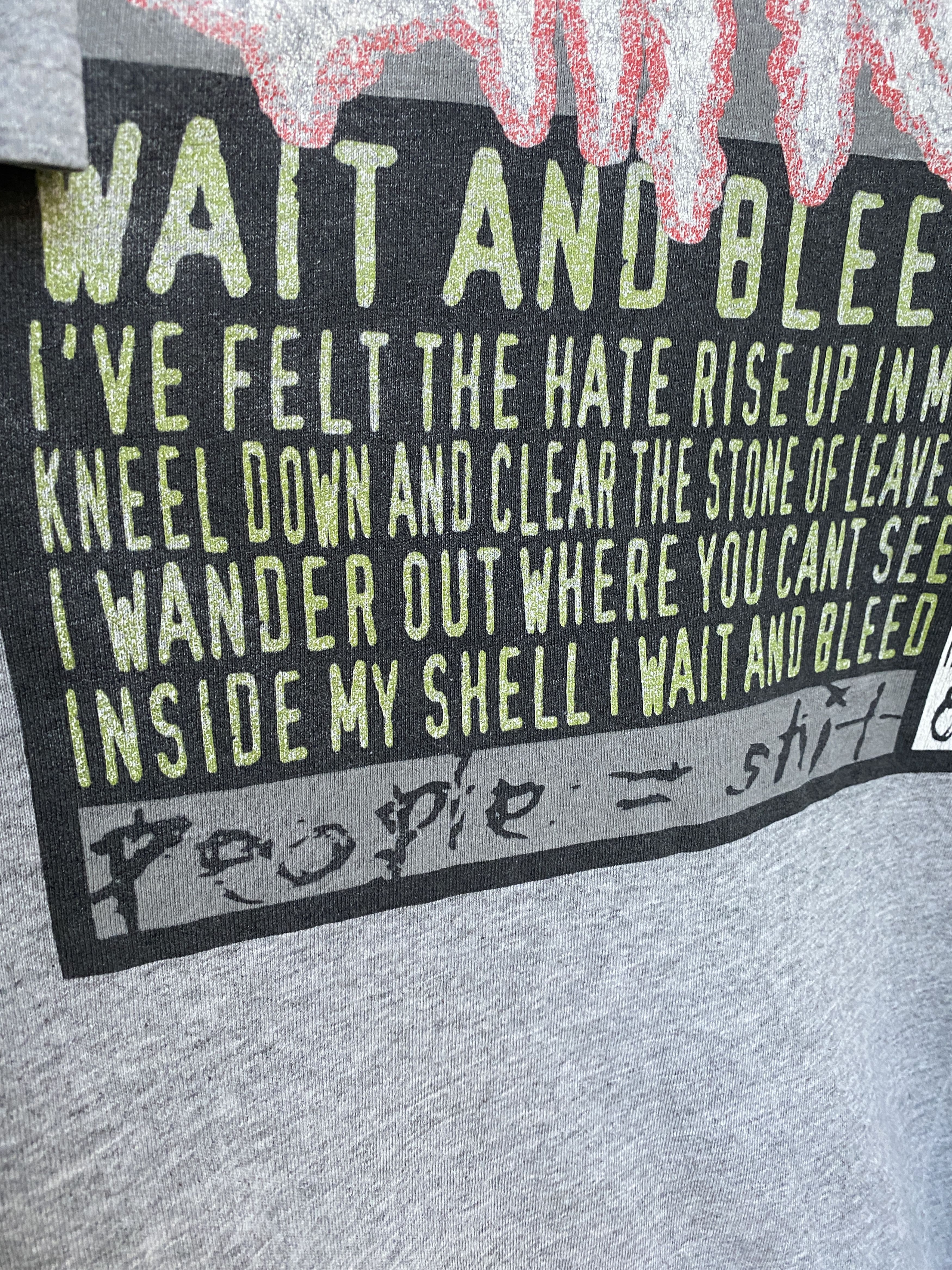 Band Tees × Slipknot 2000 SLIPKNOT T-shirt “Wait And Bleed” Metal Vintage Size US L / EU 52-54 / 3 - 8 Thumbnail