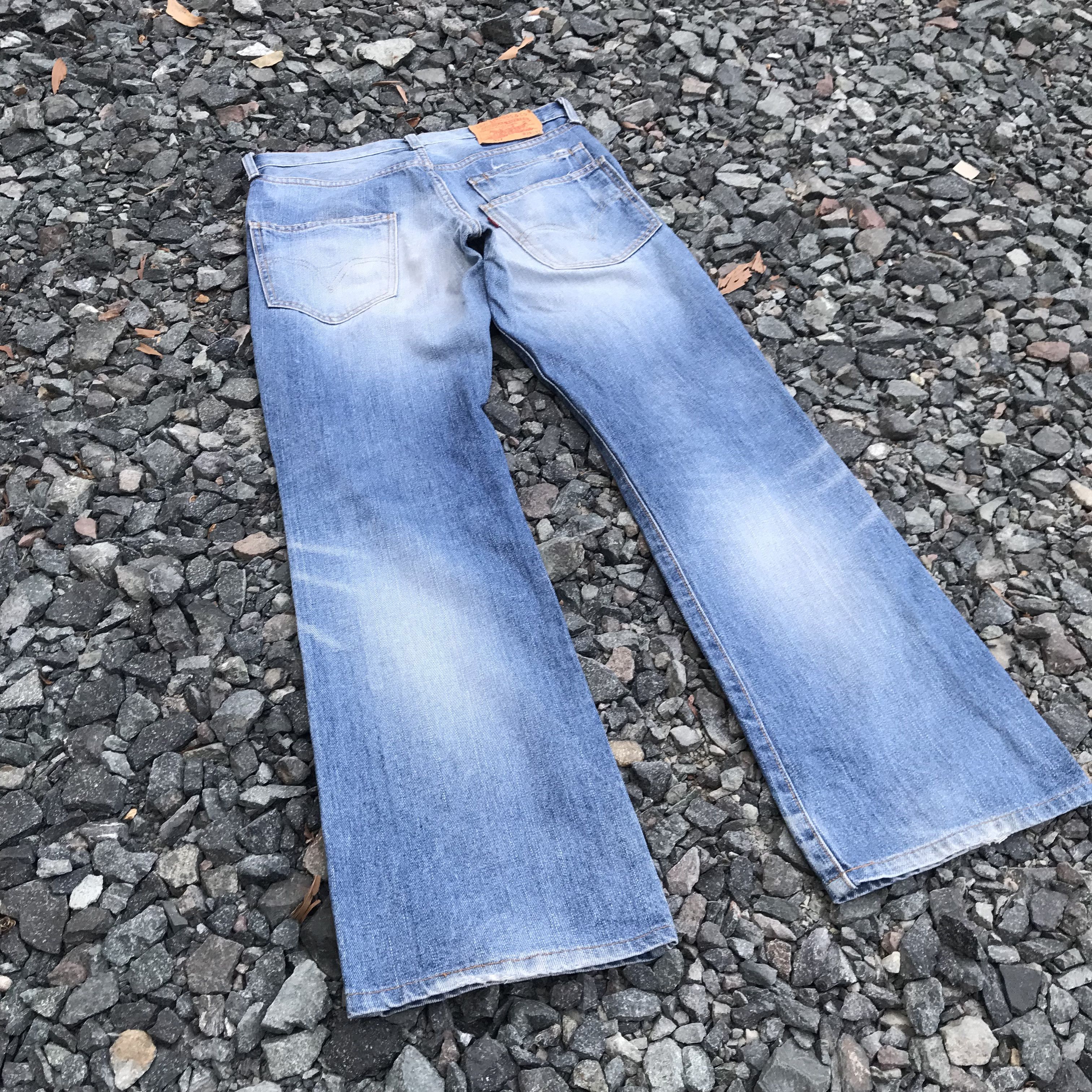 Levi's RARE Vintage Levis 517 FLARED distressed double pocket l Size US 29 - 9 Thumbnail