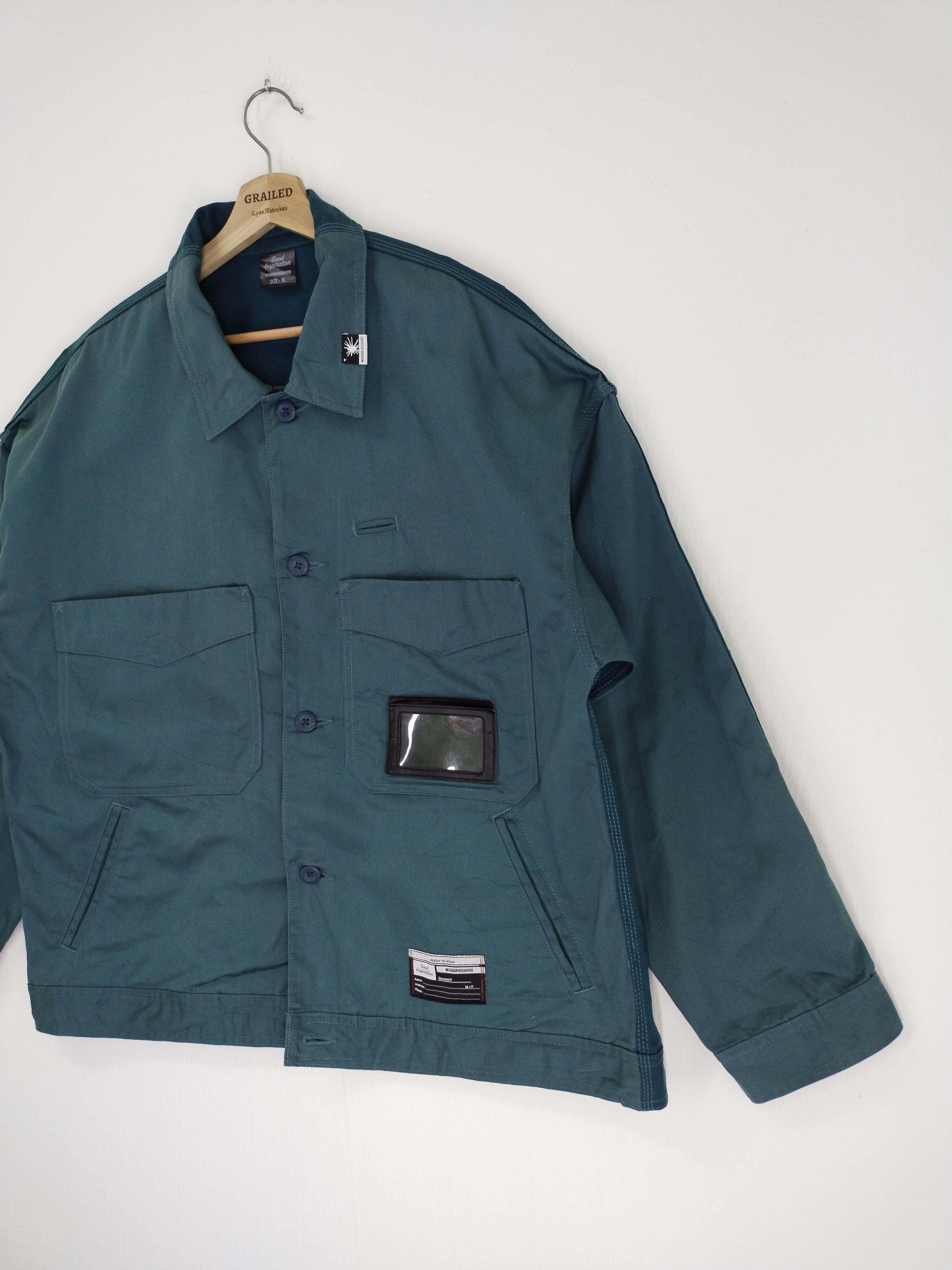 Maison MIHARA YASUHIRO VINTAGE MIHARAYASUHIRO GOOD INSPIRATION WORKWEAR JACKET Size US XL / EU 56 / 4 - 3 Thumbnail