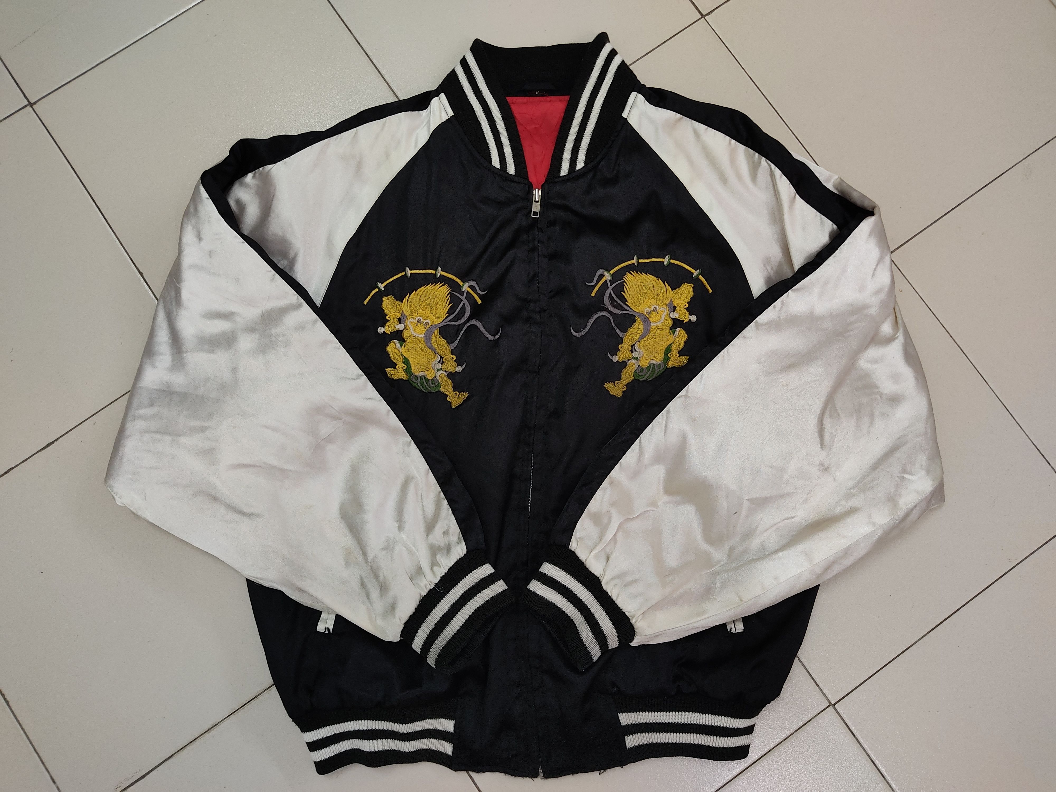 Japanese Brand Monkey King Japan Tradisional Sukajan Jacket Size US L / EU 52-54 / 3 - 1 Thumbnail