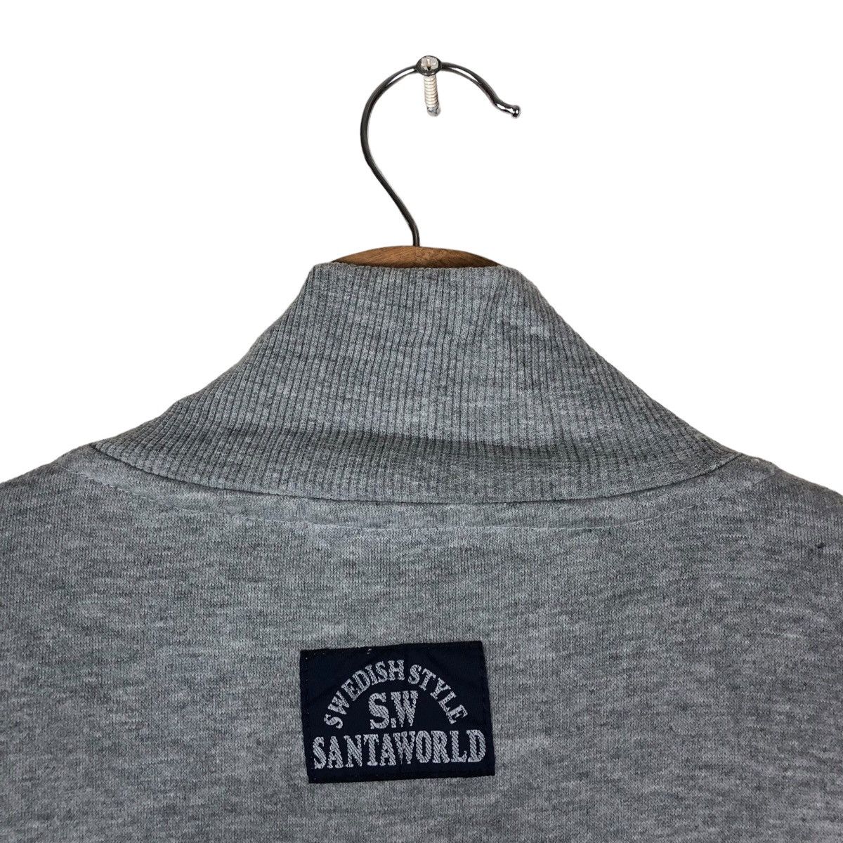 Santa Cruz Skateboards Vintage Y2K Santa World Sleeve Spellout Zip Up Sweatshirt Size US M / EU 48-50 / 2 - 10 Thumbnail