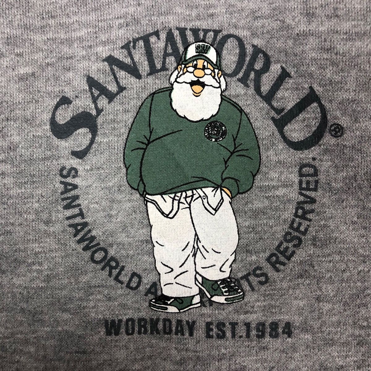 Santa Cruz Skateboards Vintage Y2K Santa World Sleeve Spellout Zip Up Sweatshirt Size US M / EU 48-50 / 2 - 4 Thumbnail