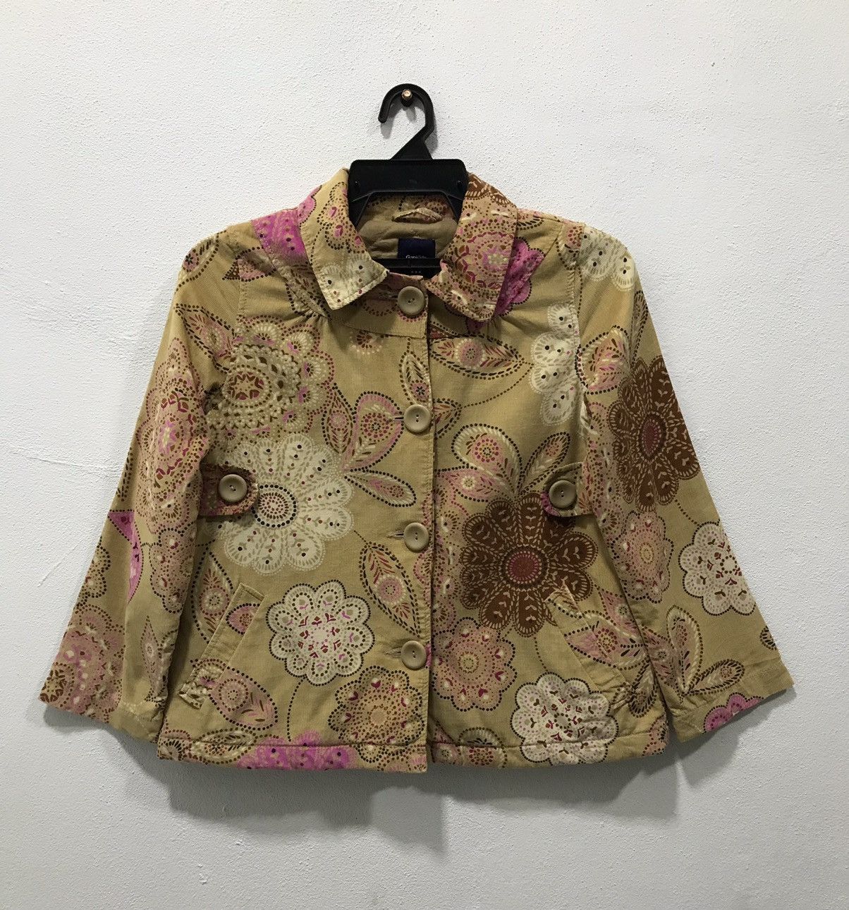 GAP KIDS FLOWER PATTERN COAT
