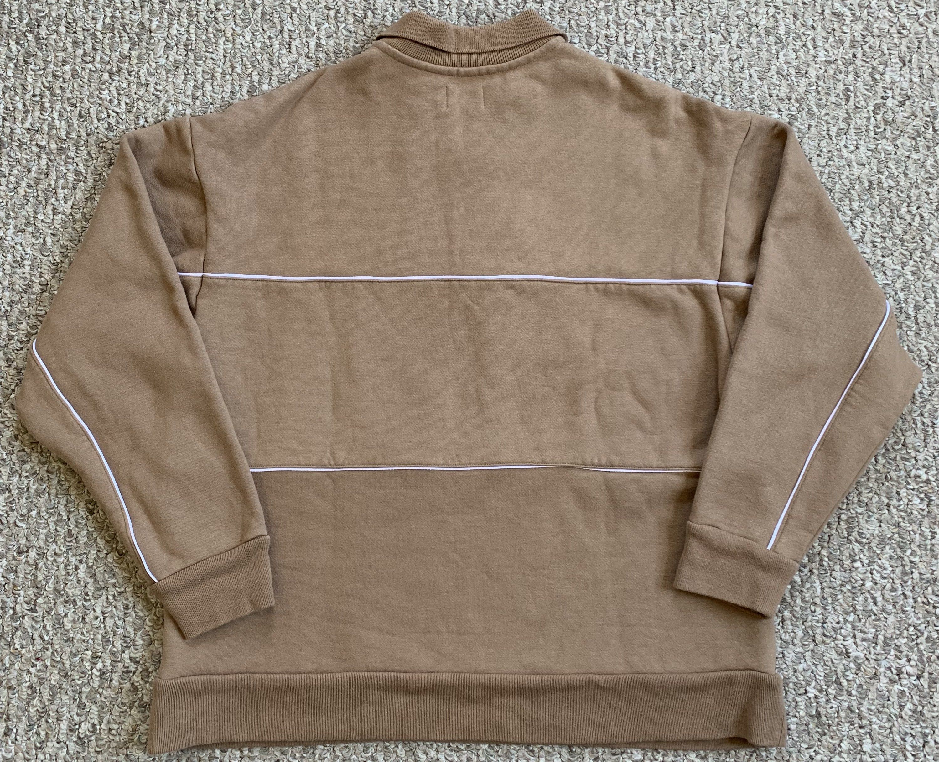 Number (N)ine Number (N)ine Logo Quarter Zip Sweatshirt Size US L / EU 52-54 / 3 - 4 Thumbnail