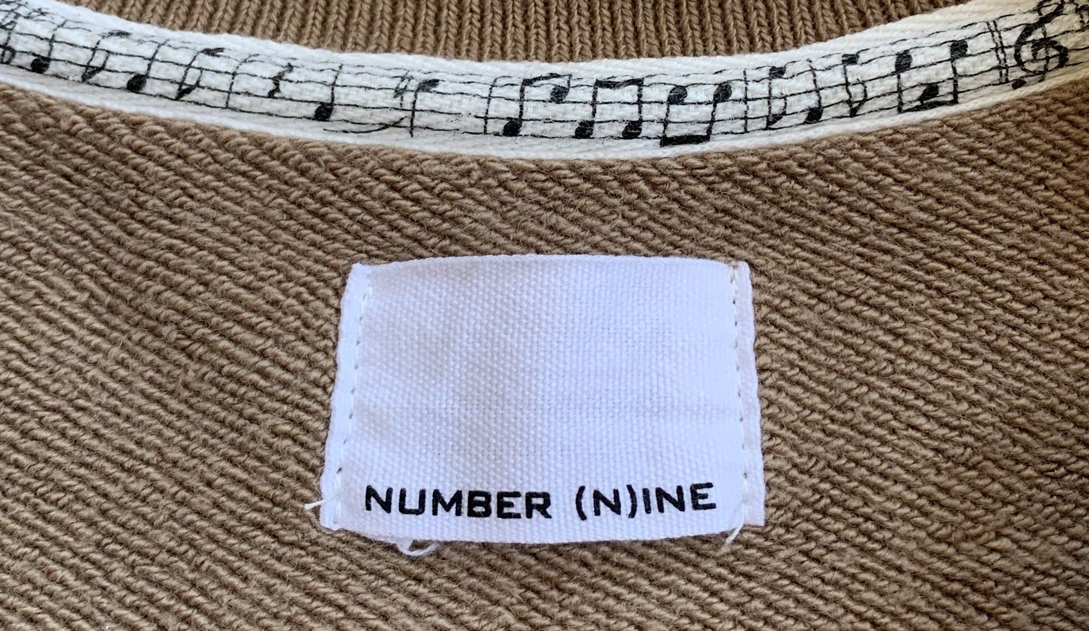 Number (N)ine Number (N)ine Logo Quarter Zip Sweatshirt Size US L / EU 52-54 / 3 - 3 Thumbnail