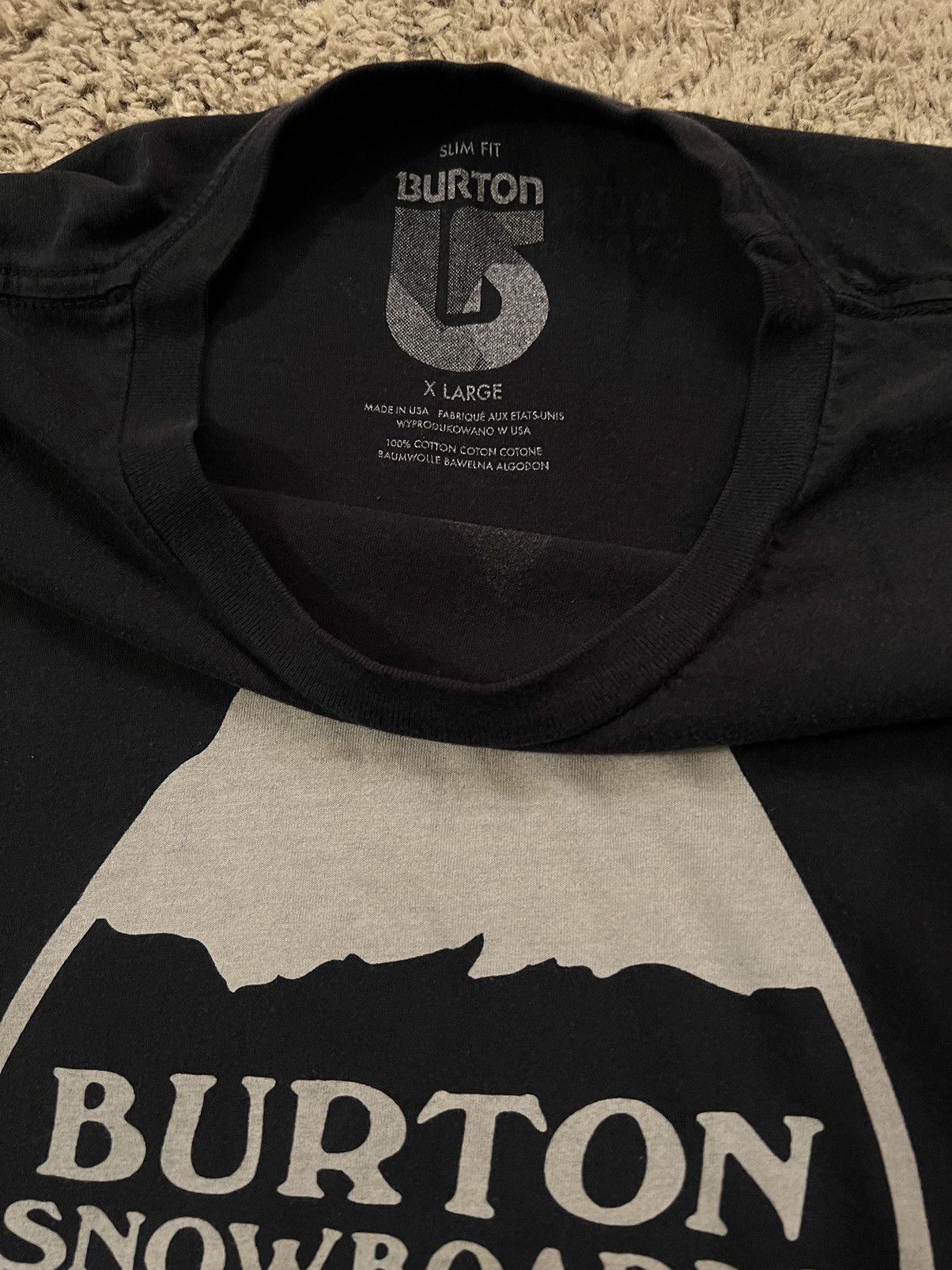 Burton BURTON Snowboards Long Sleeve Size US XL / EU 56 / 4 - 2 Thumbnail