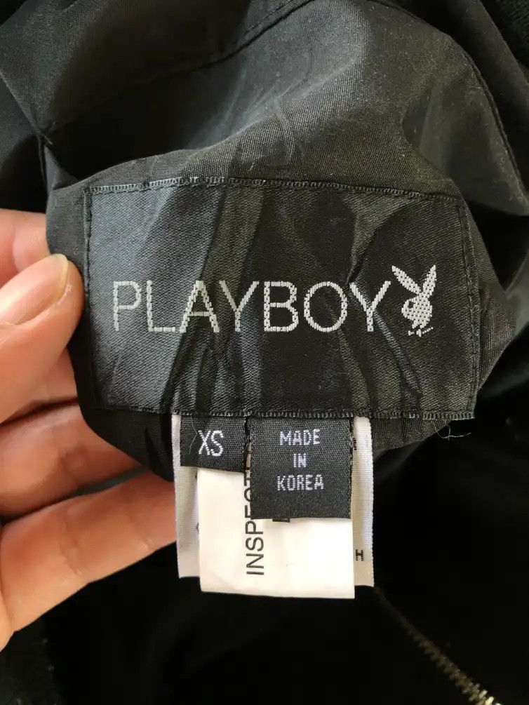 Playboy × Vintage RARE🔥VINTAGE PLAYBOY REVERSIBLE VARSITY JACKET Size XS / US 0-2 / IT 36-38 - 17 Thumbnail