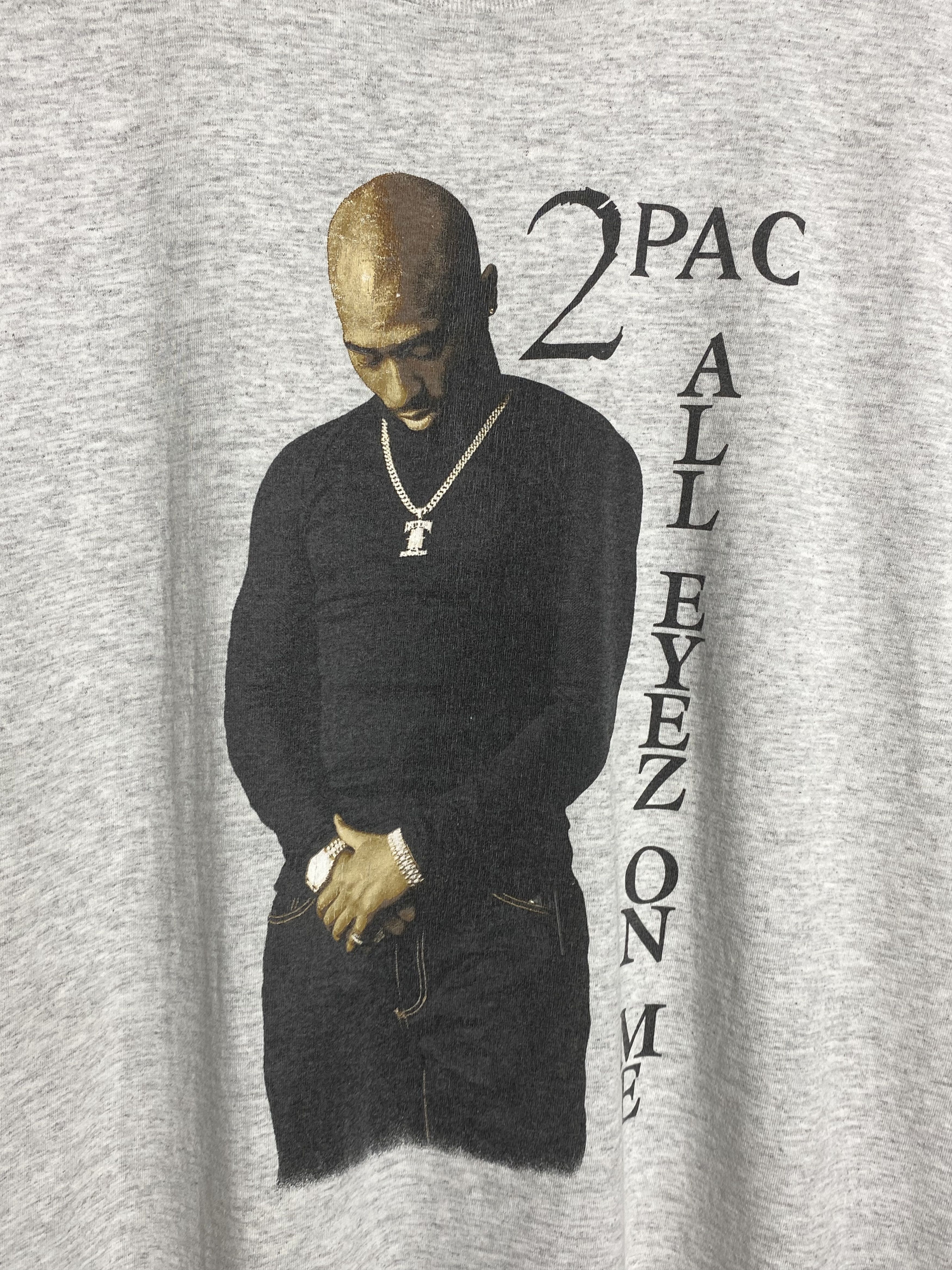 Rap Tees 🚨Vintage 2pac All Eyez On Me 90s Rap Tee Promo T-Shirt Size US XL / EU 56 / 4 - 2 Thumbnail