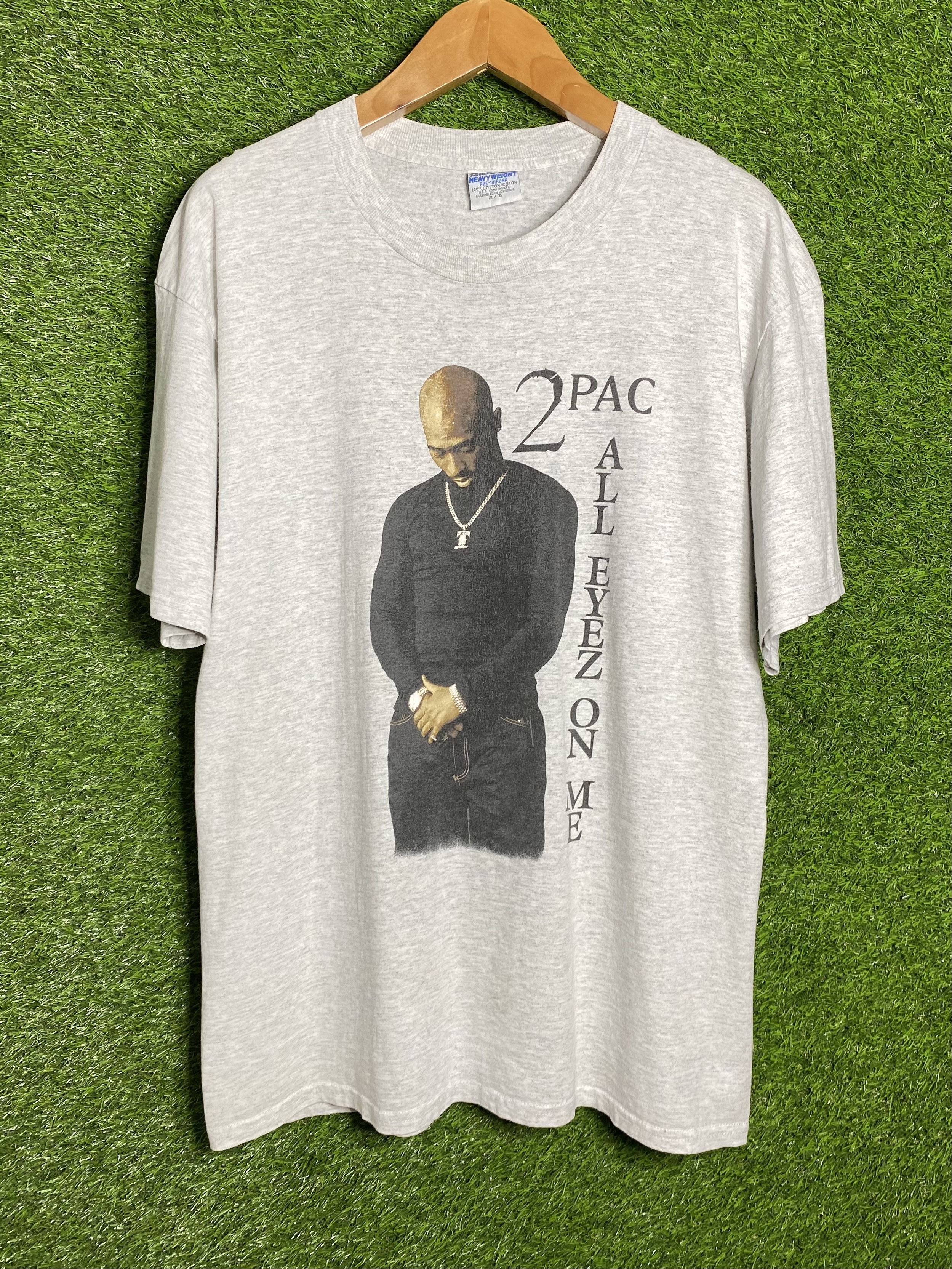 Rap Tees 🚨Vintage 2pac All Eyez On Me 90s Rap Tee Promo T-Shirt Size US XL / EU 56 / 4 - 1 Thumbnail