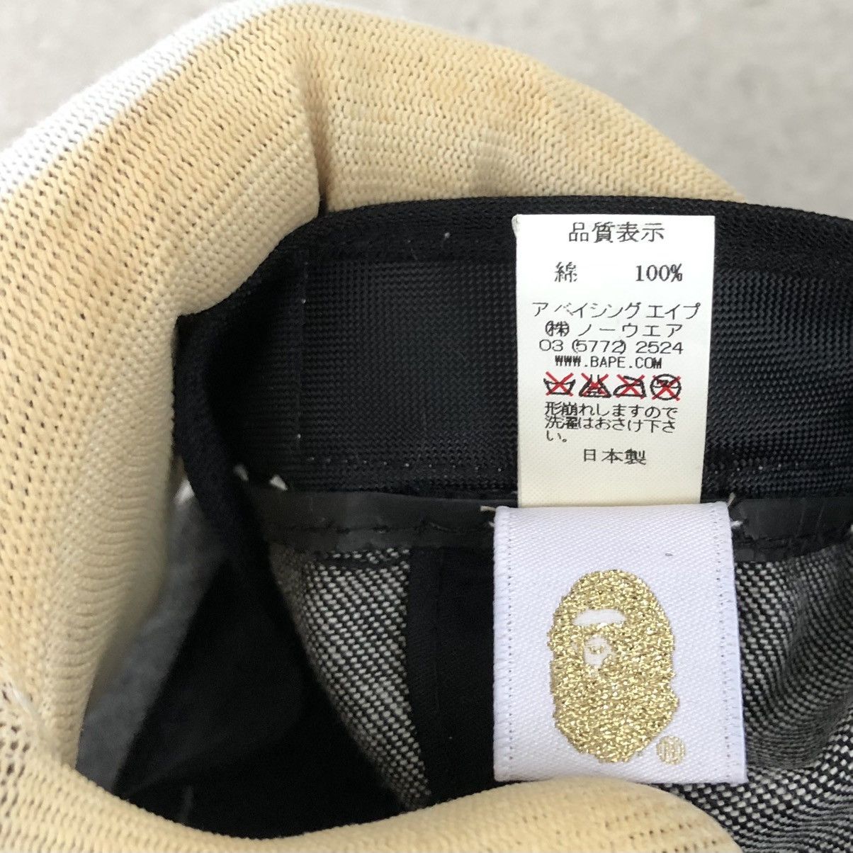 Bape Champion Logo Denim Snapback Cap Size ONE SIZE - 12 Thumbnail