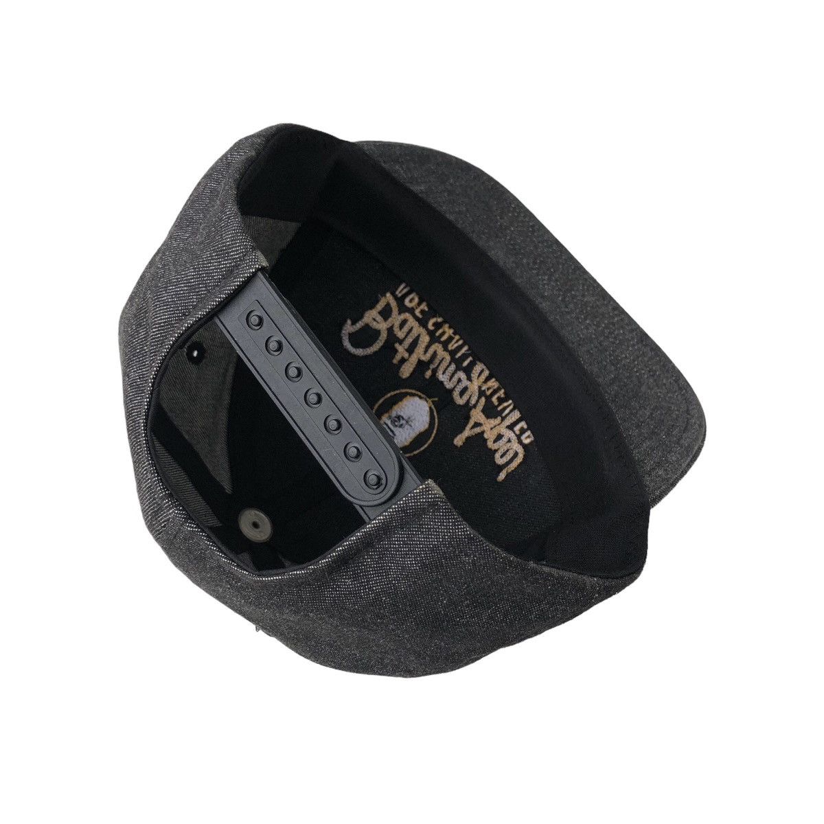Bape Champion Logo Denim Snapback Cap Size ONE SIZE - 9 Thumbnail