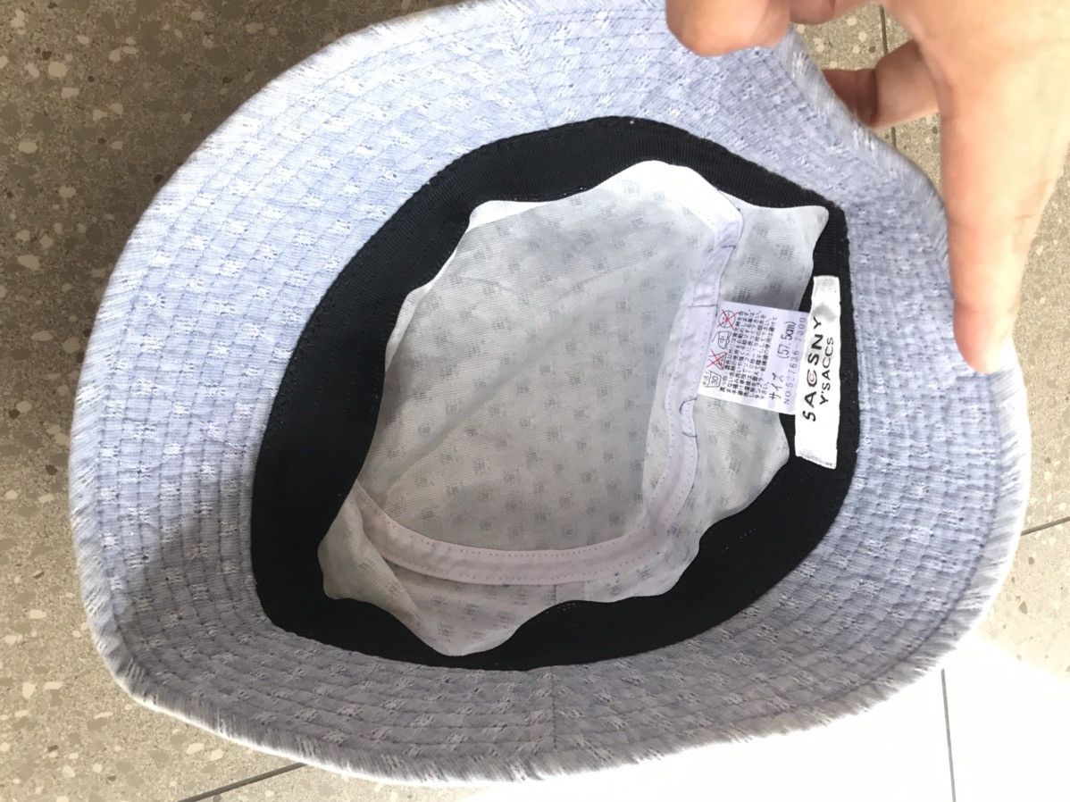 Y's for Men × Yohji Yamamoto Yohji Yamamoto Bucket Hat Chambray Blue Size ONE SIZE - 5 Thumbnail
