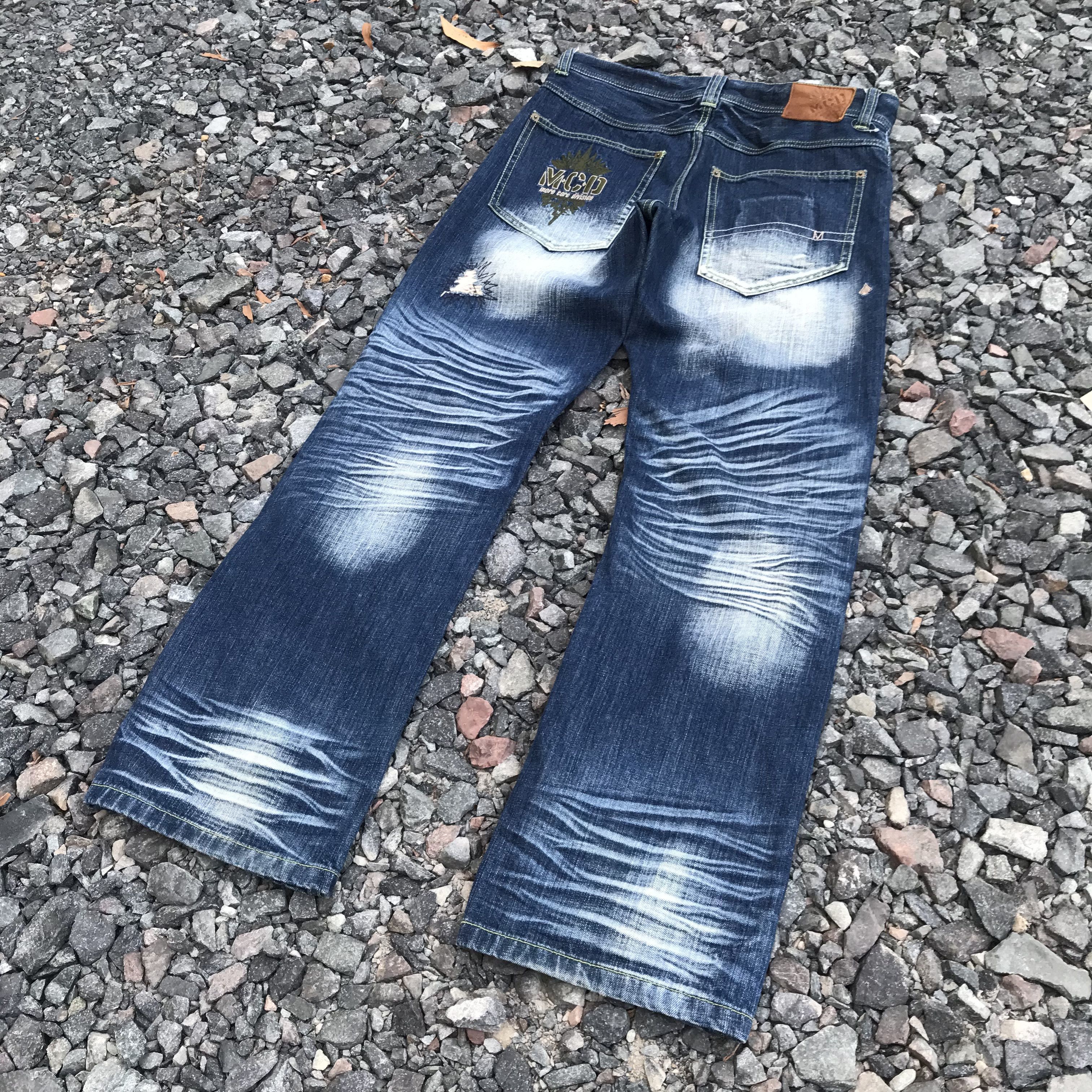 Japanese Brand rare Mcd Core Division distressed jean herringbone wash w34" Size US 34 / EU 50 - 9 Thumbnail