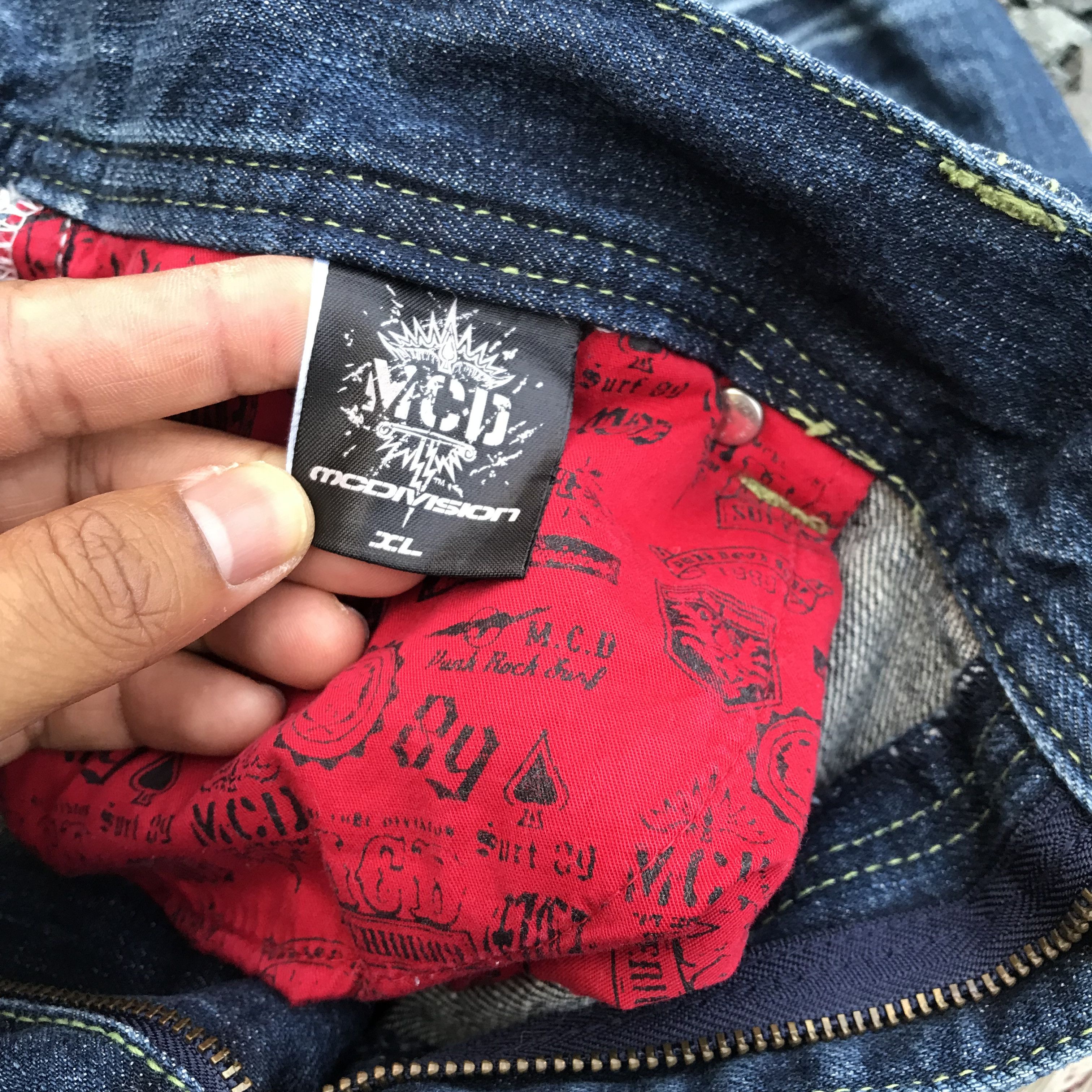 Japanese Brand rare Mcd Core Division distressed jean herringbone wash w34" Size US 34 / EU 50 - 14 Thumbnail