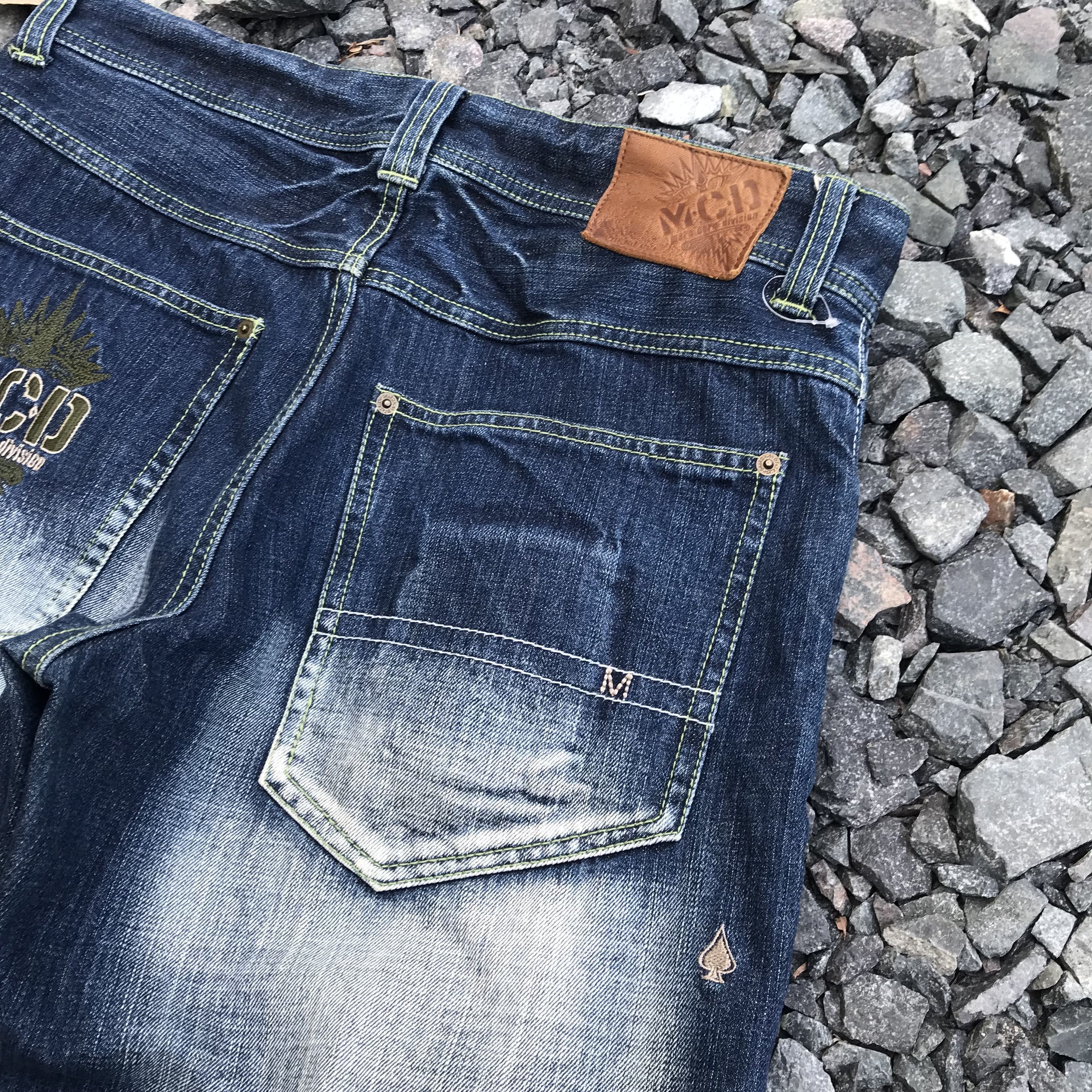 Japanese Brand rare Mcd Core Division distressed jean herringbone wash w34" Size US 34 / EU 50 - 12 Thumbnail