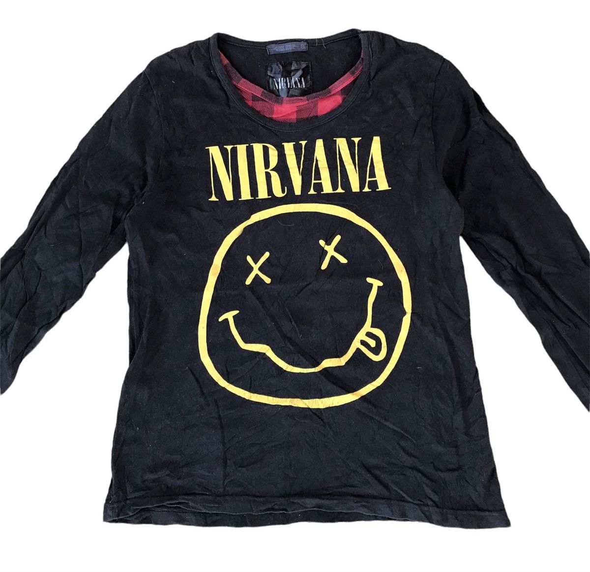 Band Tees × Nirvana 🔥NIRVANA SMILE LONG SLEEVE GRUNGE STYLE KURT COBAIN Size US M / EU 48-50 / 2 - 2 Thumbnail