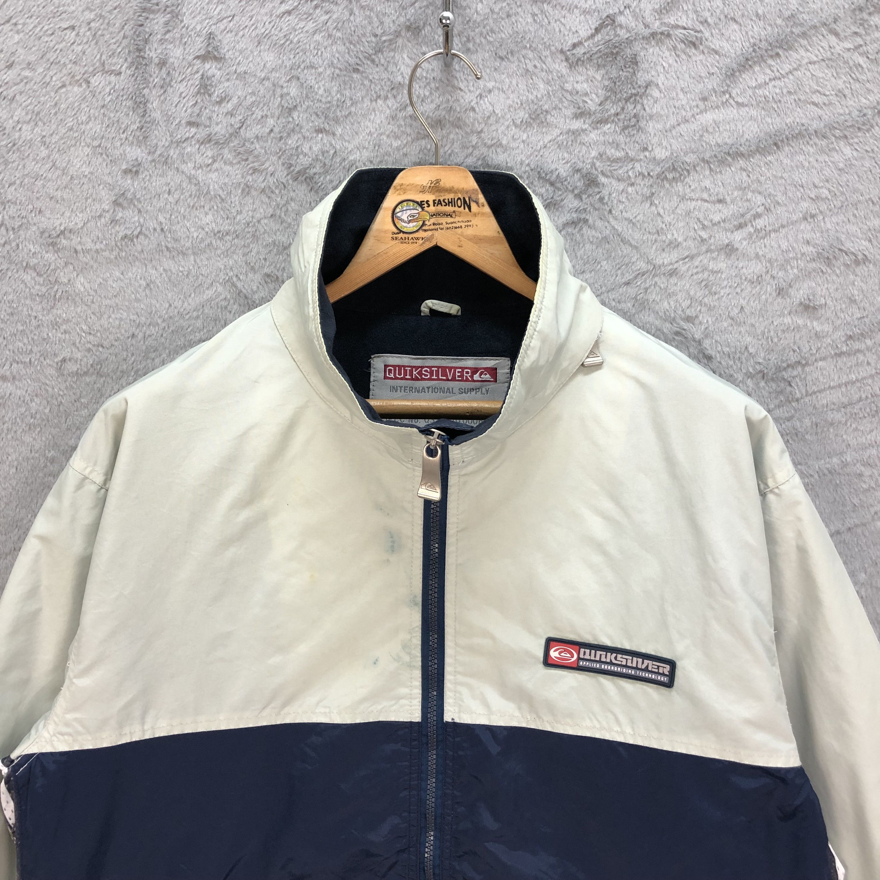 Quiksilver Quiksilver Embroidery Big Logo Jacket #6108-47 Size US M / EU 48-50 / 2 - 2 Thumbnail