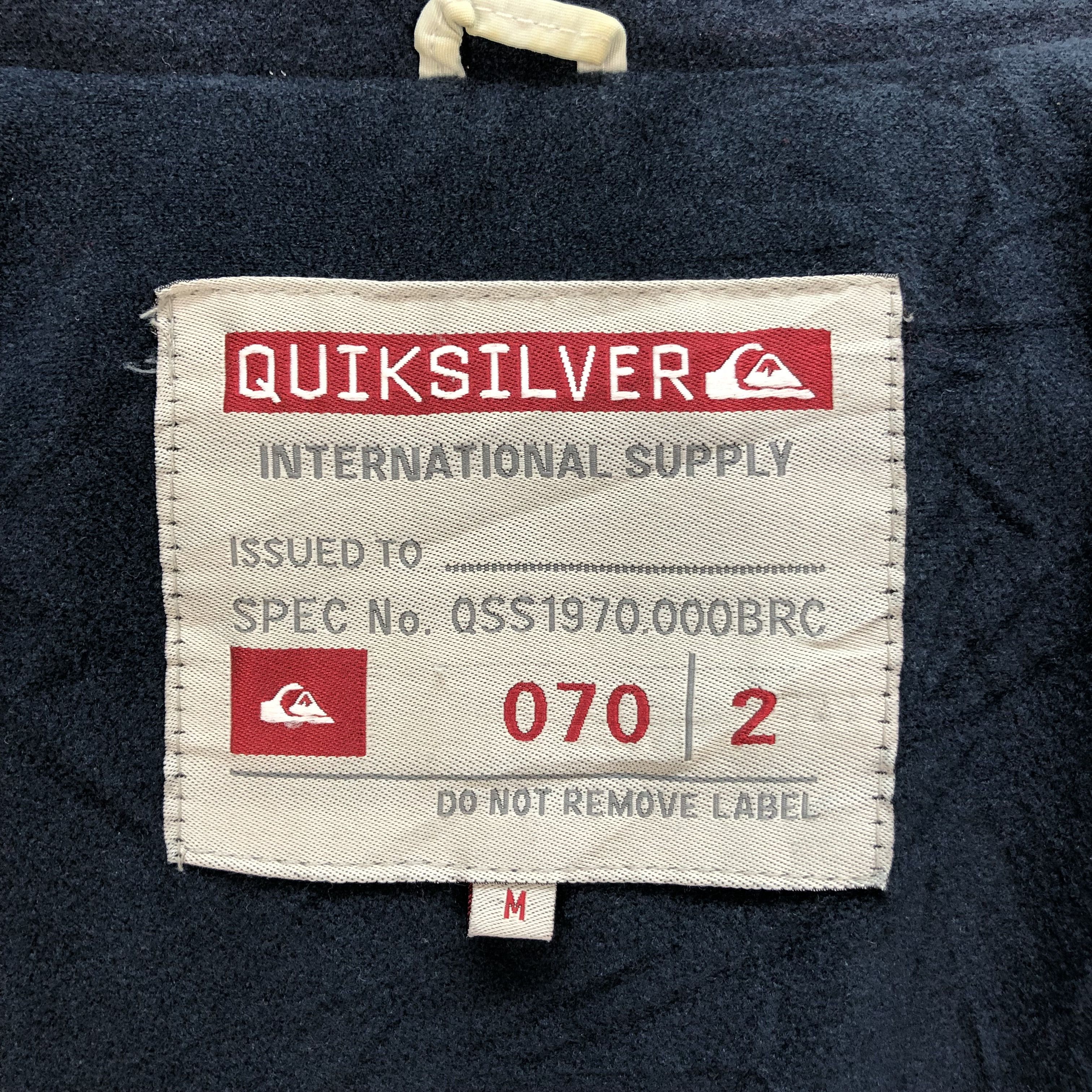 Quiksilver Quiksilver Embroidery Big Logo Jacket #6108-47 Size US M / EU 48-50 / 2 - 14 Thumbnail