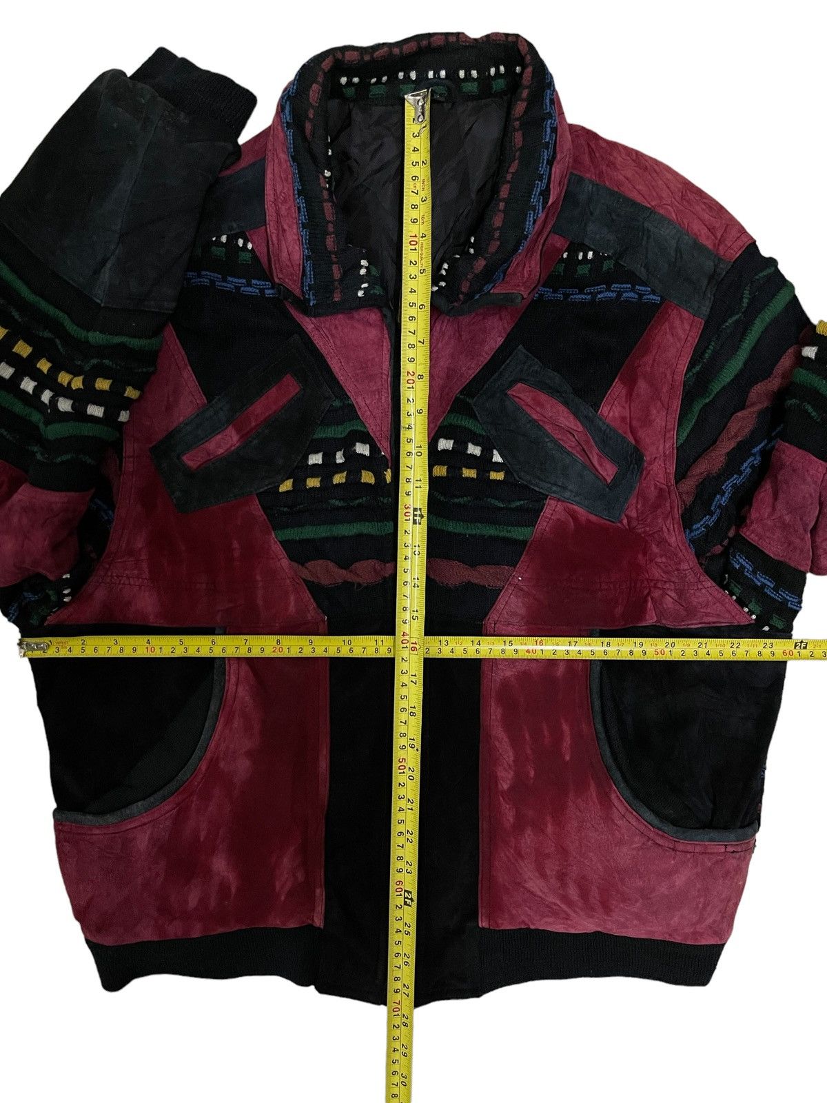 Japanese Brand Vintage Japanese Multicolour Knitted Chore Style Jacket Size US L / EU 52-54 / 3 - 12 Thumbnail
