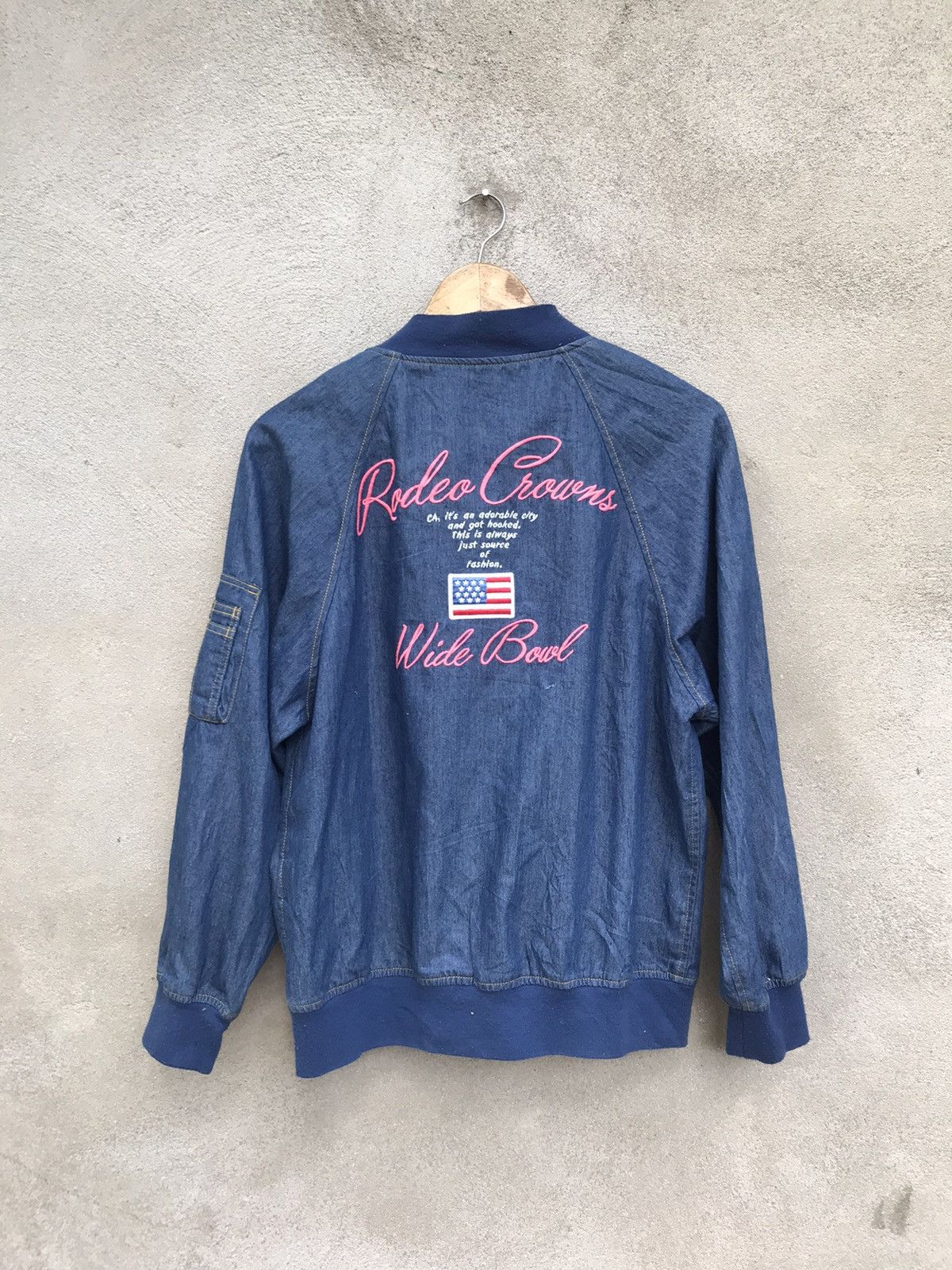 Sex Skateboards RARE RODEO CROWNS INDIGO SKATE LIKE BOMBER JACKET Size US M / EU 48-50 / 2 - 2 Thumbnail