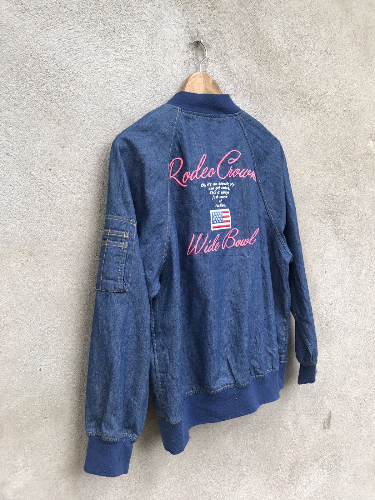 Sex Skateboards RARE RODEO CROWNS INDIGO SKATE LIKE BOMBER JACKET Size US M / EU 48-50 / 2 - 4 Thumbnail