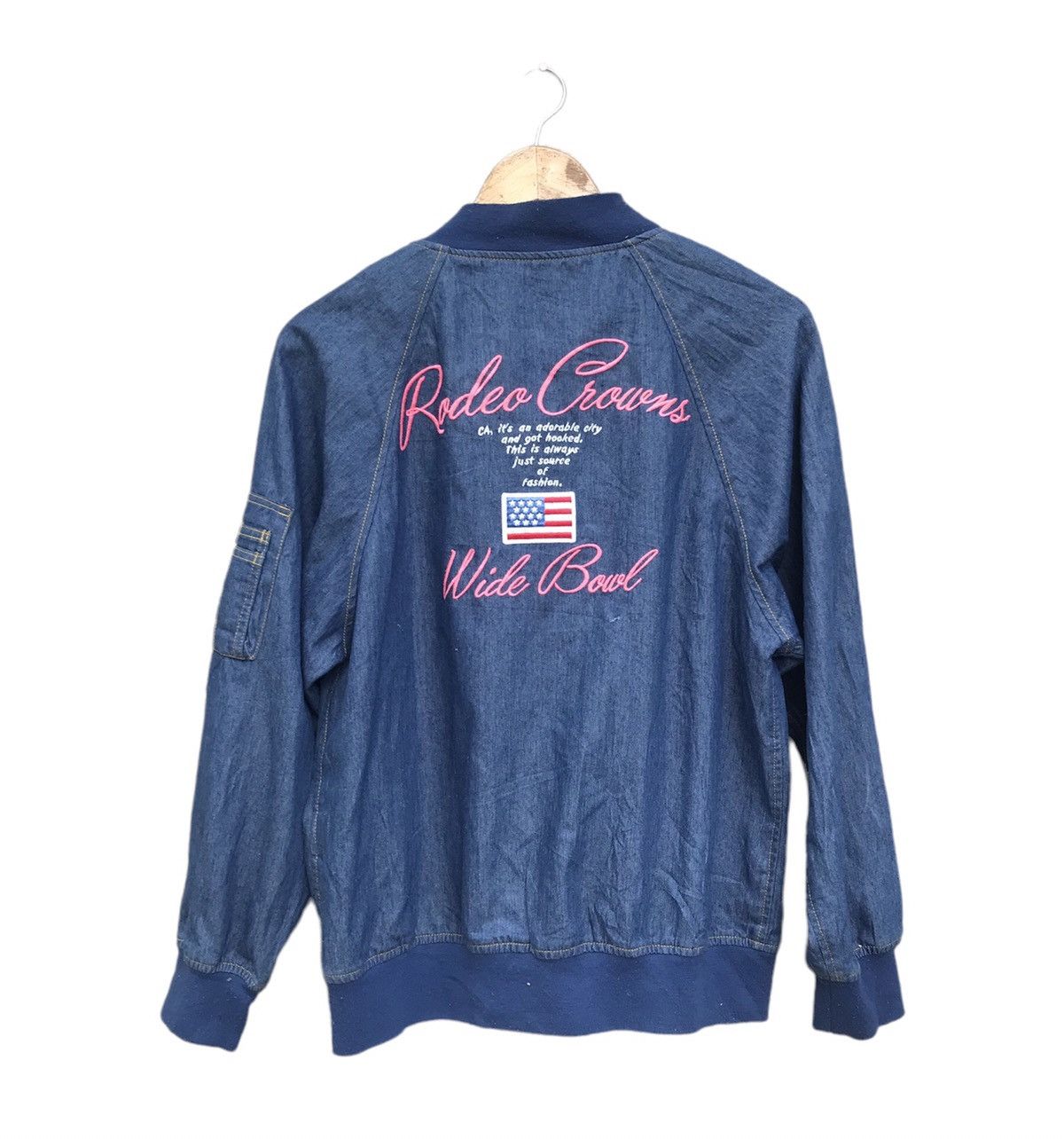 Sex Skateboards RARE RODEO CROWNS INDIGO SKATE LIKE BOMBER JACKET Size US M / EU 48-50 / 2 - 1 Thumbnail