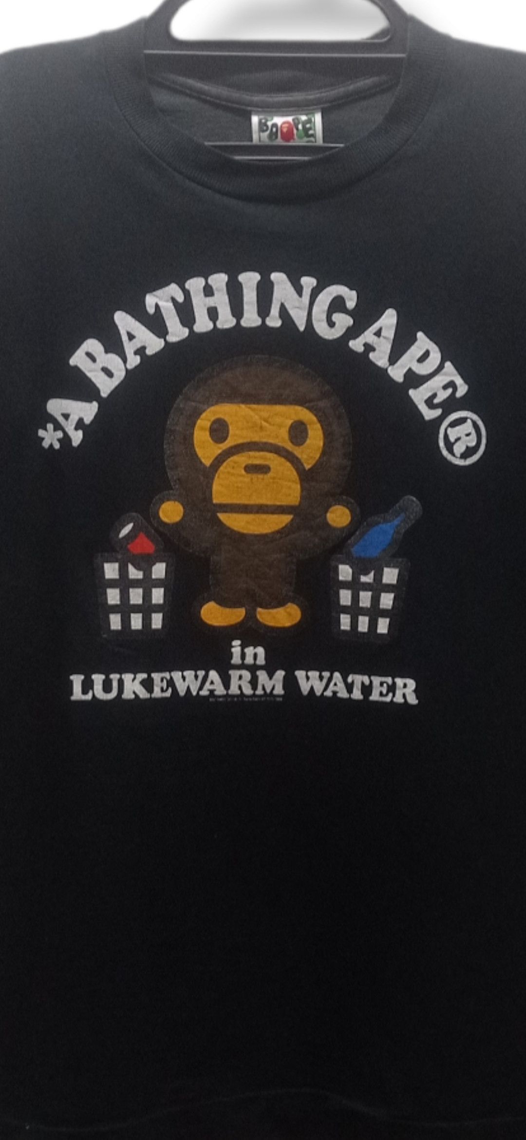 Bape A Bathing Ape In Lukewarn Water Tee Size US S / EU 44-46 / 1 - 3 Thumbnail