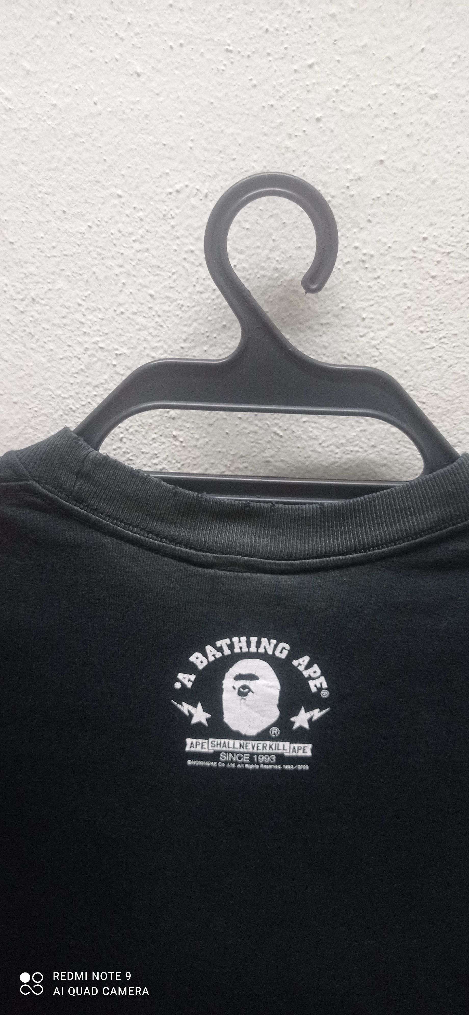 Bape A Bathing Ape In Lukewarn Water Tee Size US S / EU 44-46 / 1 - 11 Thumbnail