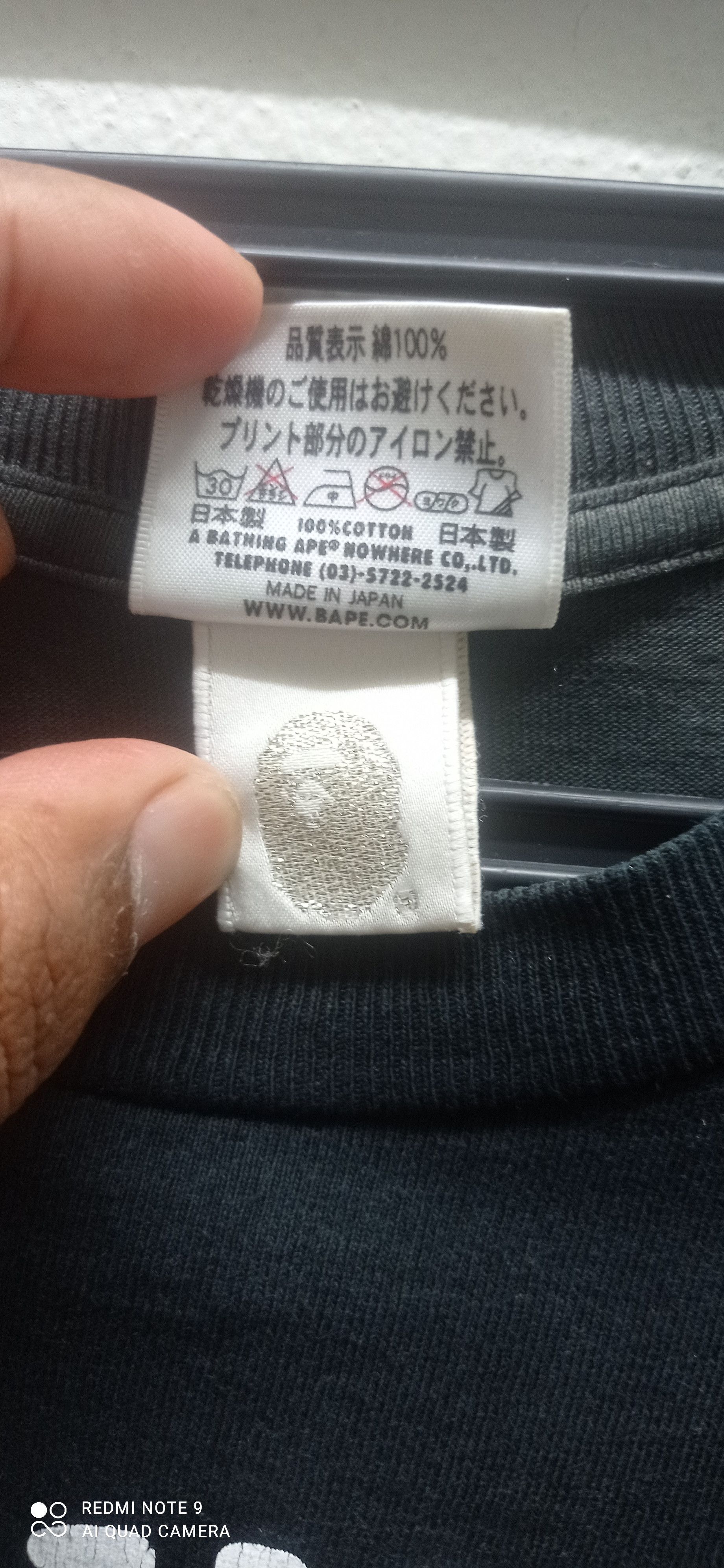 Bape A Bathing Ape In Lukewarn Water Tee Size US S / EU 44-46 / 1 - 13 Thumbnail