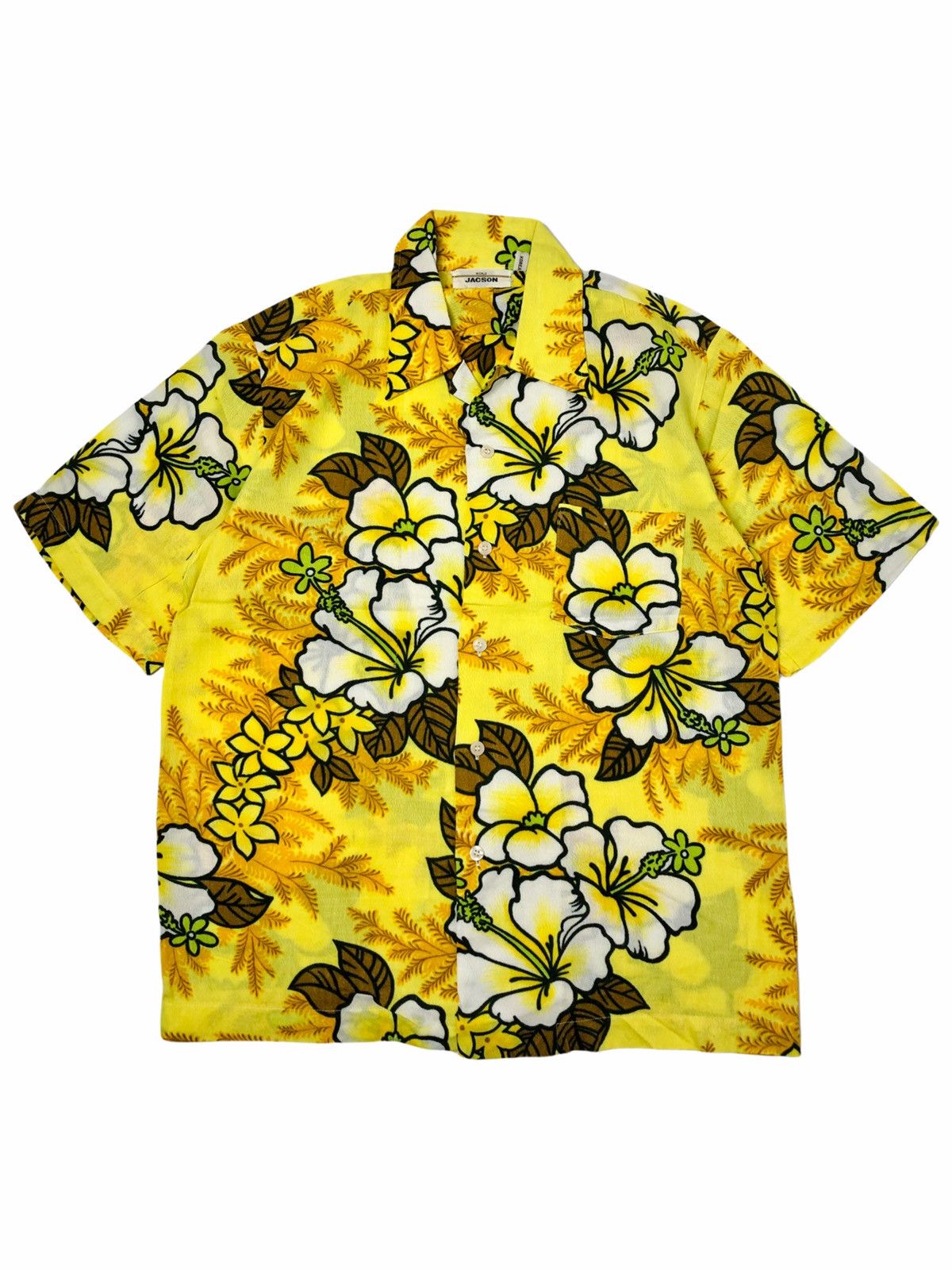 Hysteric Glamour 1980s Jacson World - Textured Hibiscus Shirt Size US M / EU 48-50 / 2 - 1 Thumbnail