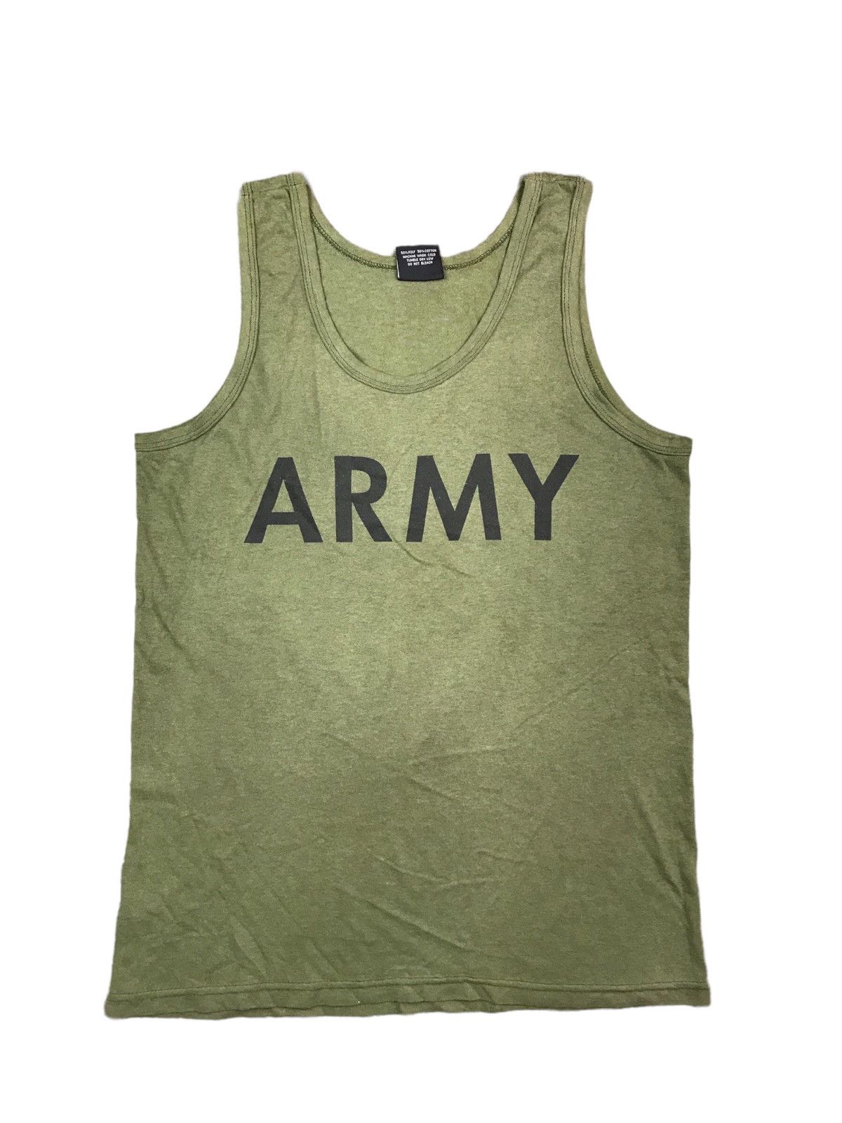 Rothco VINTAGE ARMY SINGLETS SLEEVELESS SUN-FADED BY ROTHCO Size US M / EU 48-50 / 2 - 1 Thumbnail