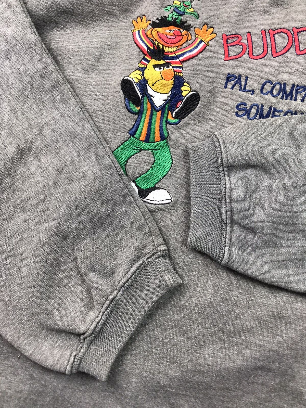Cartoon Network × Vintage VINTAGE 90s SESAME STREET BAGGY CREWNECK SWEATSHIRT Size US M / EU 48-50 / 2 - 8 Thumbnail