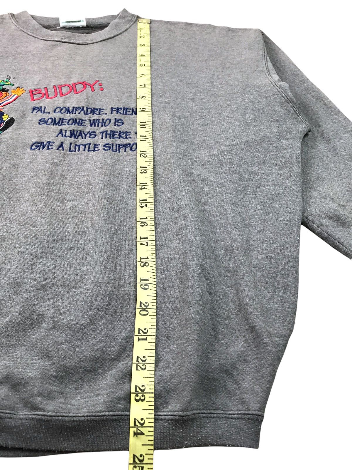 Cartoon Network × Vintage VINTAGE 90s SESAME STREET BAGGY CREWNECK SWEATSHIRT Size US M / EU 48-50 / 2 - 9 Thumbnail
