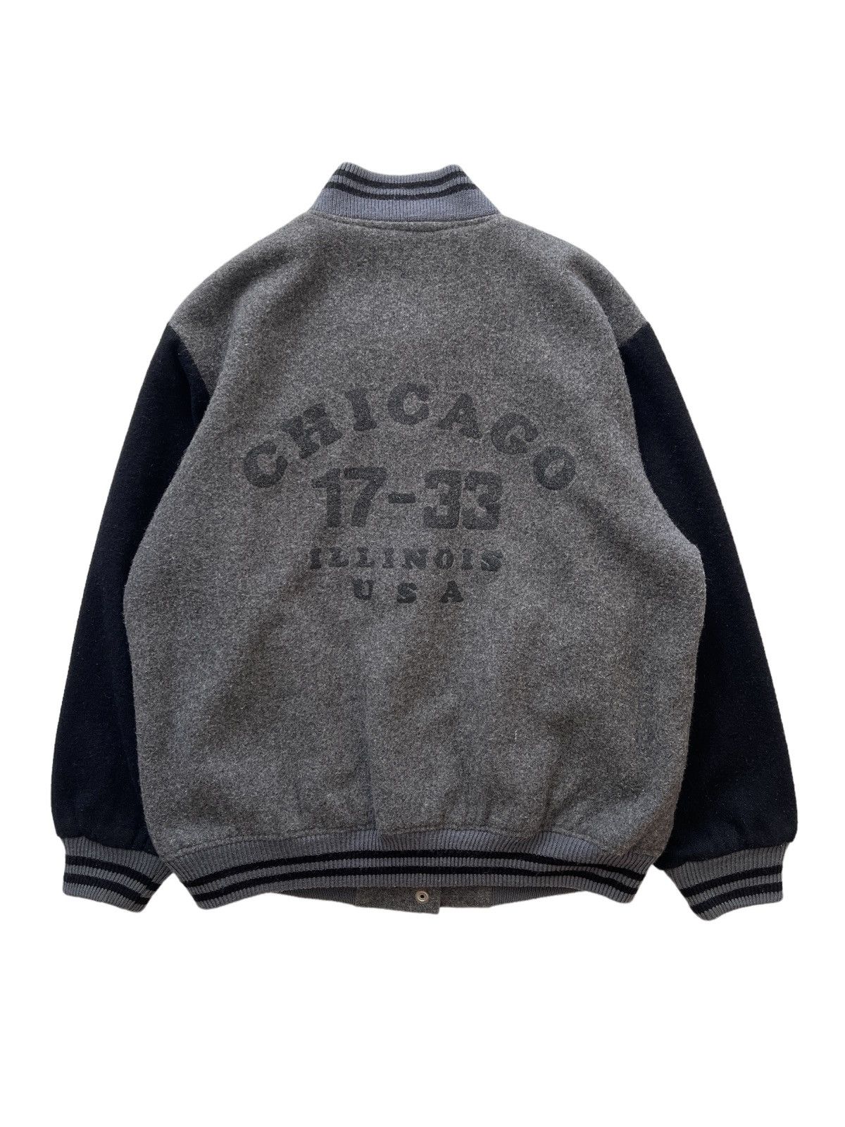Japanese Brand Vintage University Chicago illinois Usa Varsity Jacket Size US L / EU 52-54 / 3 - 1 Thumbnail