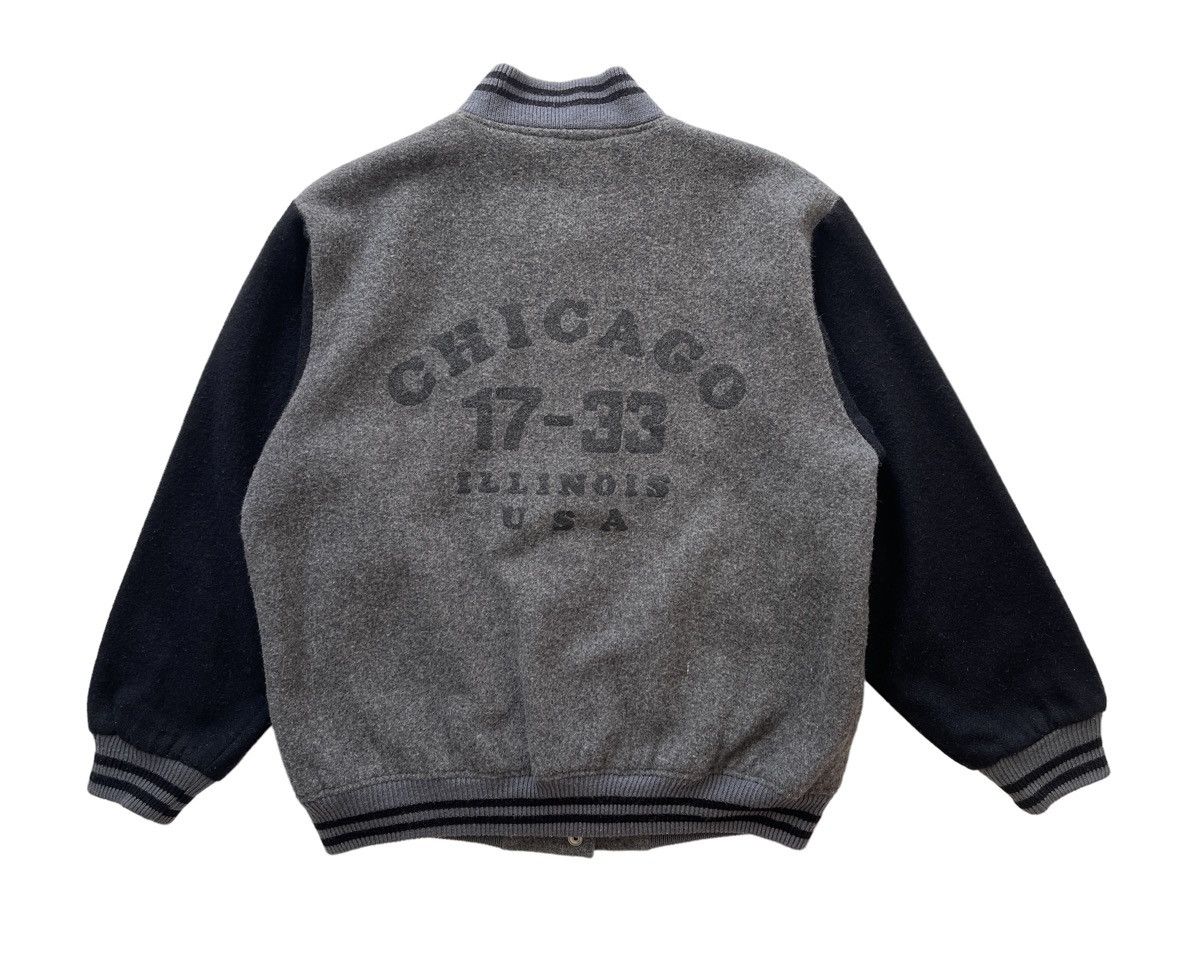 Japanese Brand Vintage University Chicago illinois Usa Varsity Jacket Size US L / EU 52-54 / 3 - 3 Thumbnail