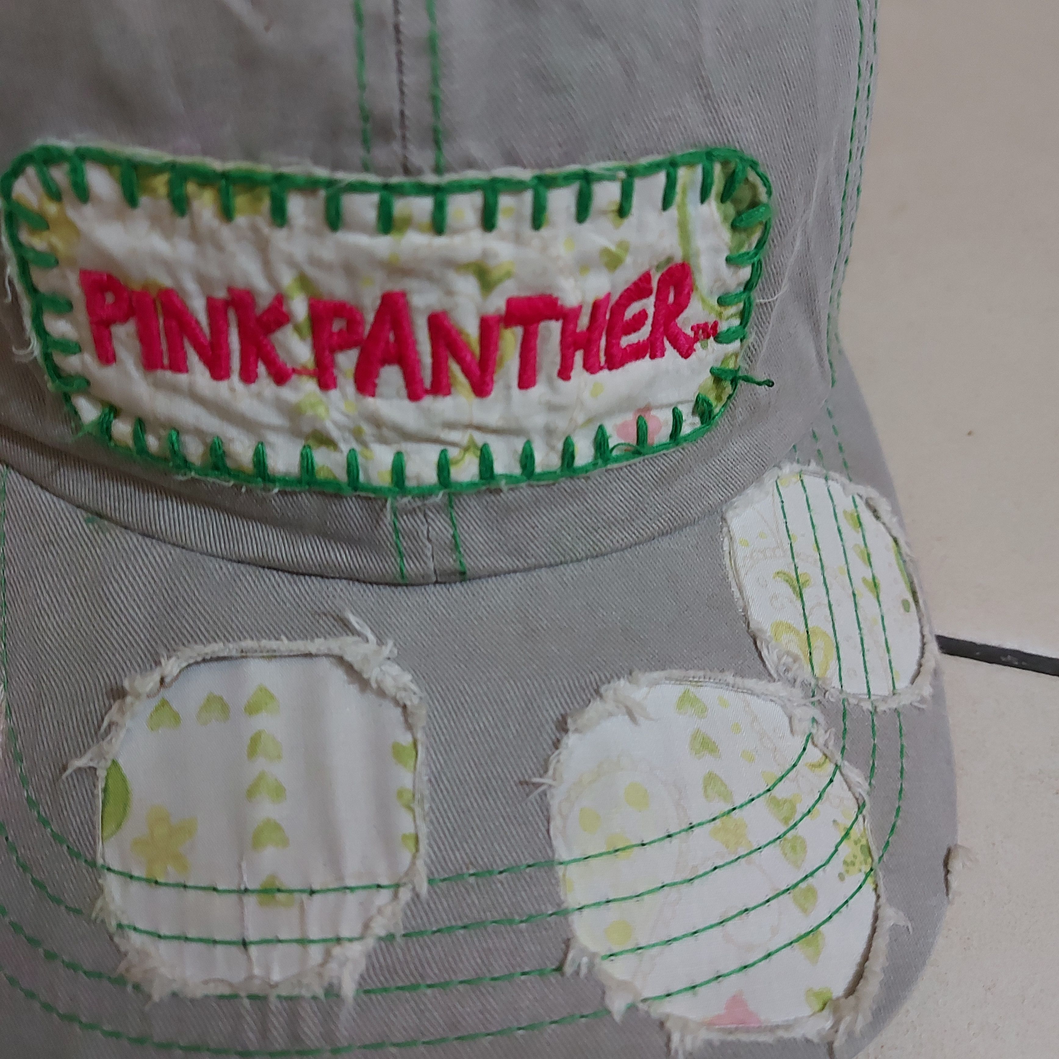 Japanese Brand Vintage Pink Panther Distressed Hat Size ONE SIZE - 3 Thumbnail