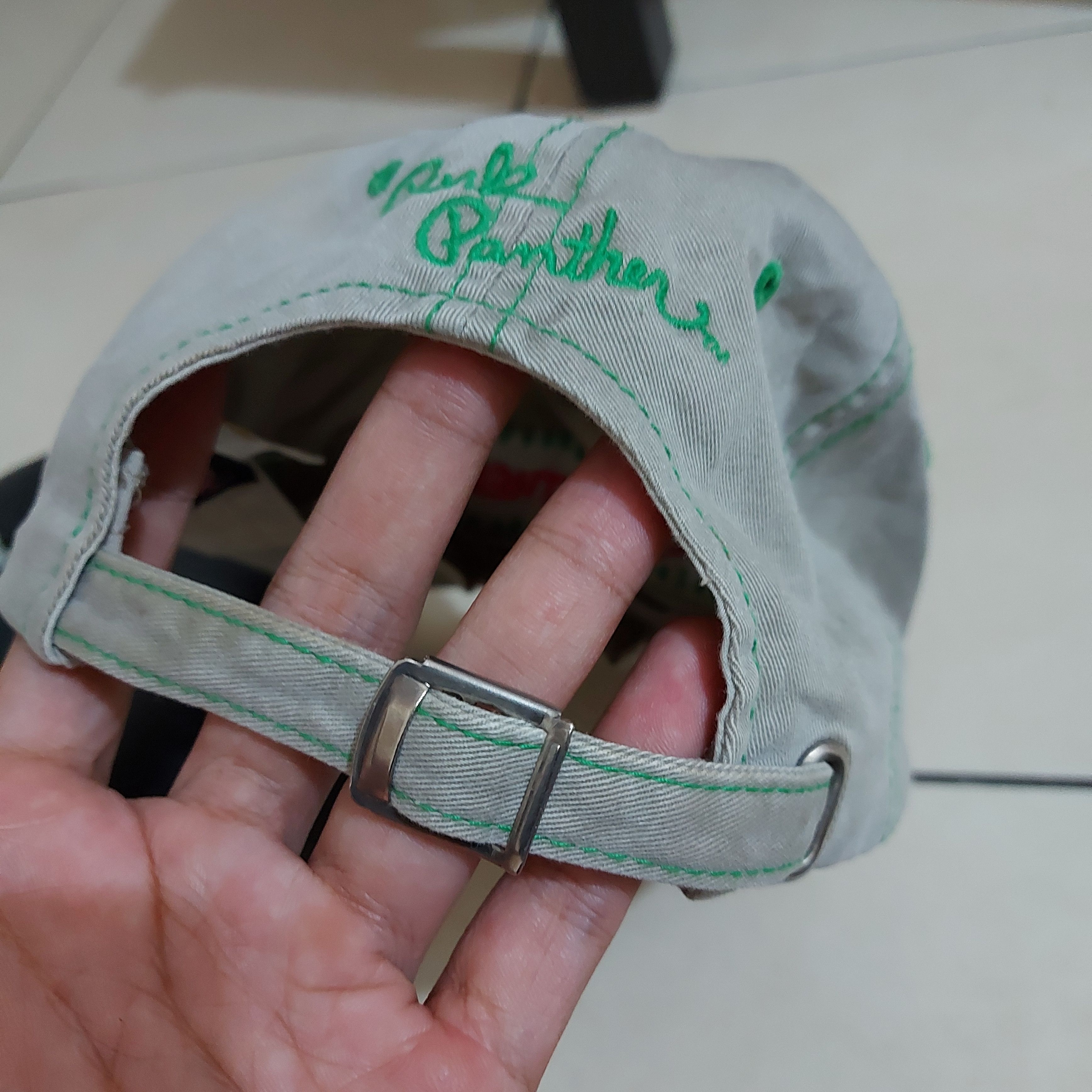Japanese Brand Vintage Pink Panther Distressed Hat Size ONE SIZE - 6 Thumbnail