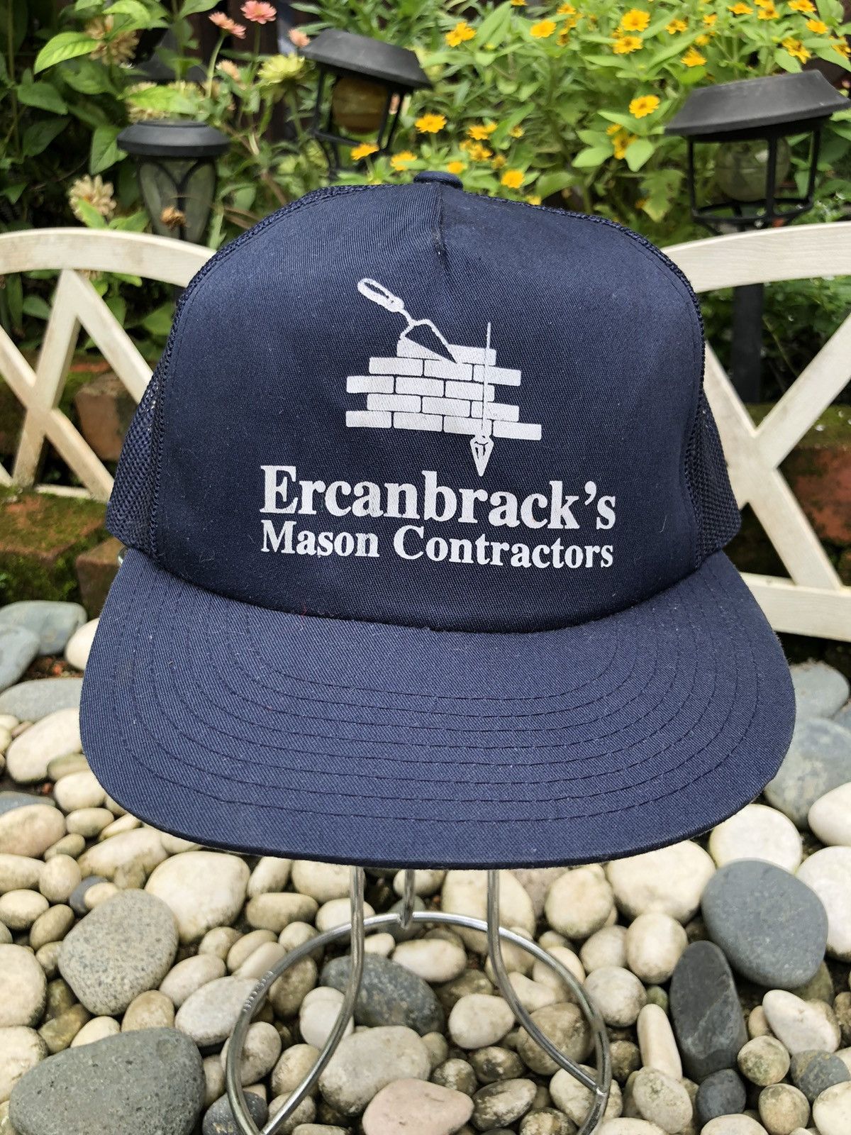 Vintage × Yupong VINTAGE 90’s ERCANBRACK’S MASON CONTRACTORS CAP HAT Size ONE SIZE - 1 Thumbnail