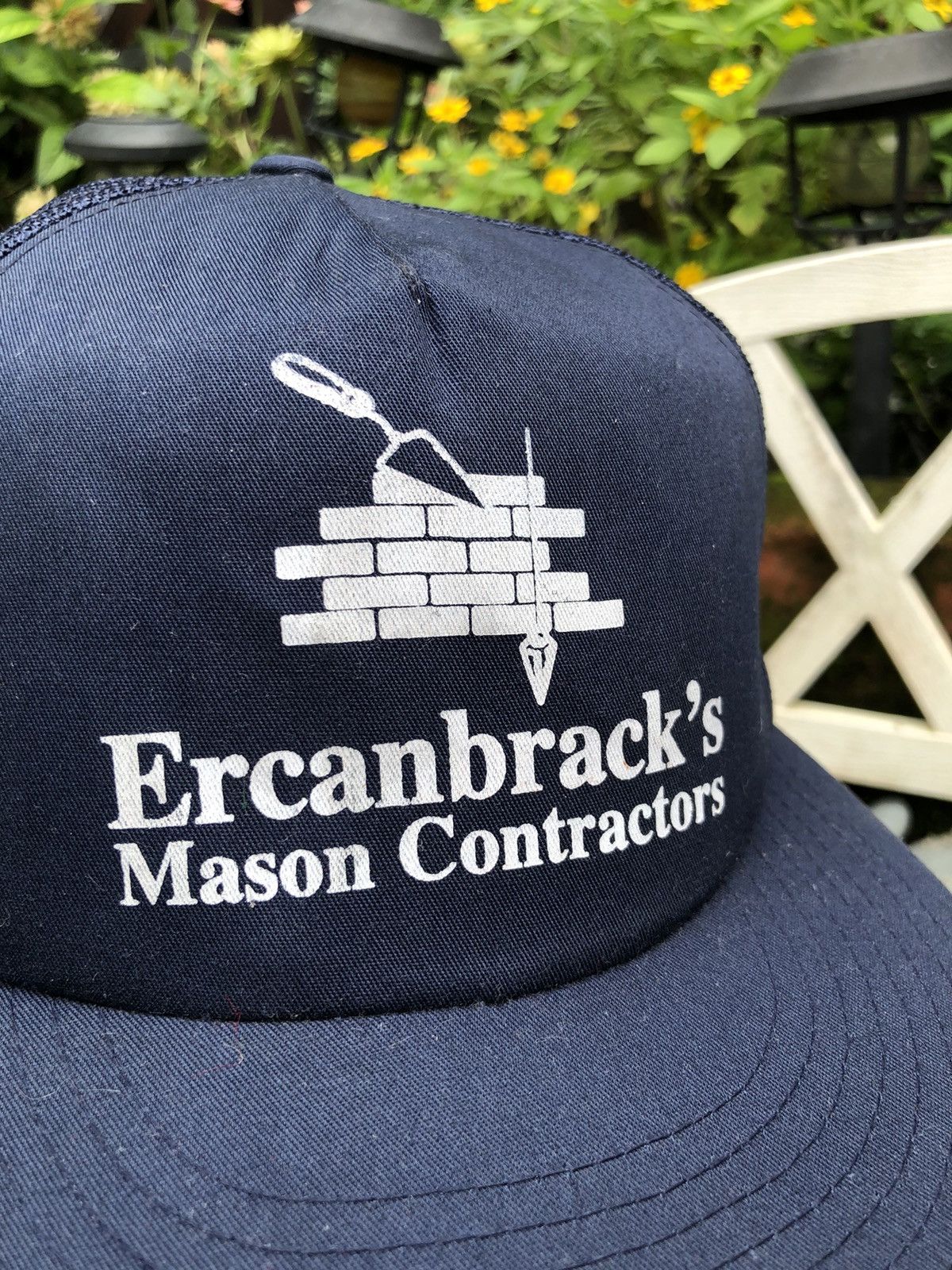 Vintage × Yupong VINTAGE 90’s ERCANBRACK’S MASON CONTRACTORS CAP HAT Size ONE SIZE - 3 Thumbnail