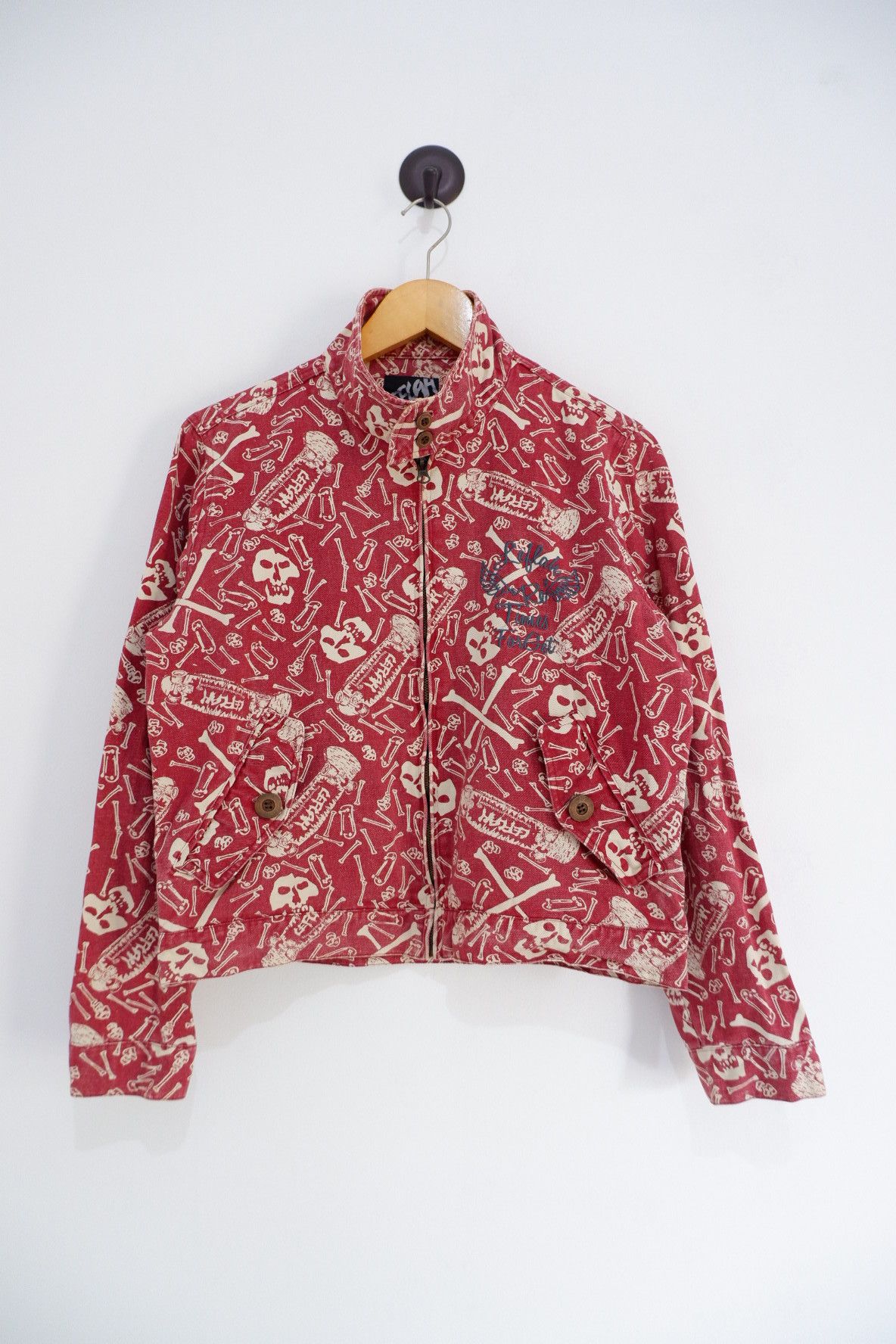 Japanese Brand Leflah Japan Printed Work Jacket Size US S / EU 44-46 / 1 - 1 Thumbnail