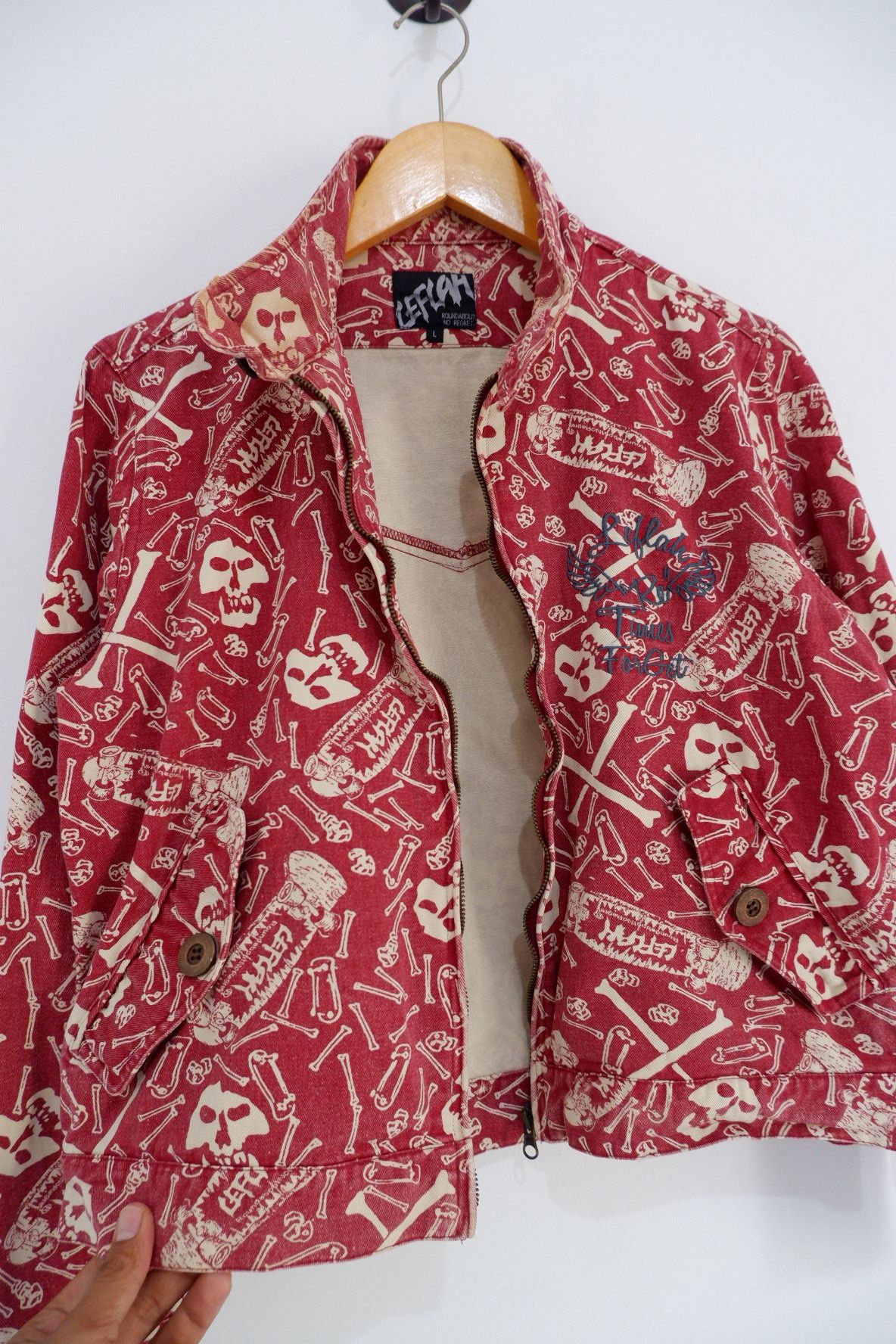 Japanese Brand Leflah Japan Printed Work Jacket Size US S / EU 44-46 / 1 - 6 Thumbnail