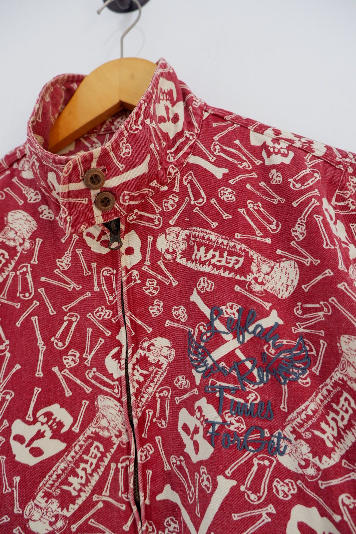 Japanese Brand Leflah Japan Printed Work Jacket Size US S / EU 44-46 / 1 - 3 Thumbnail