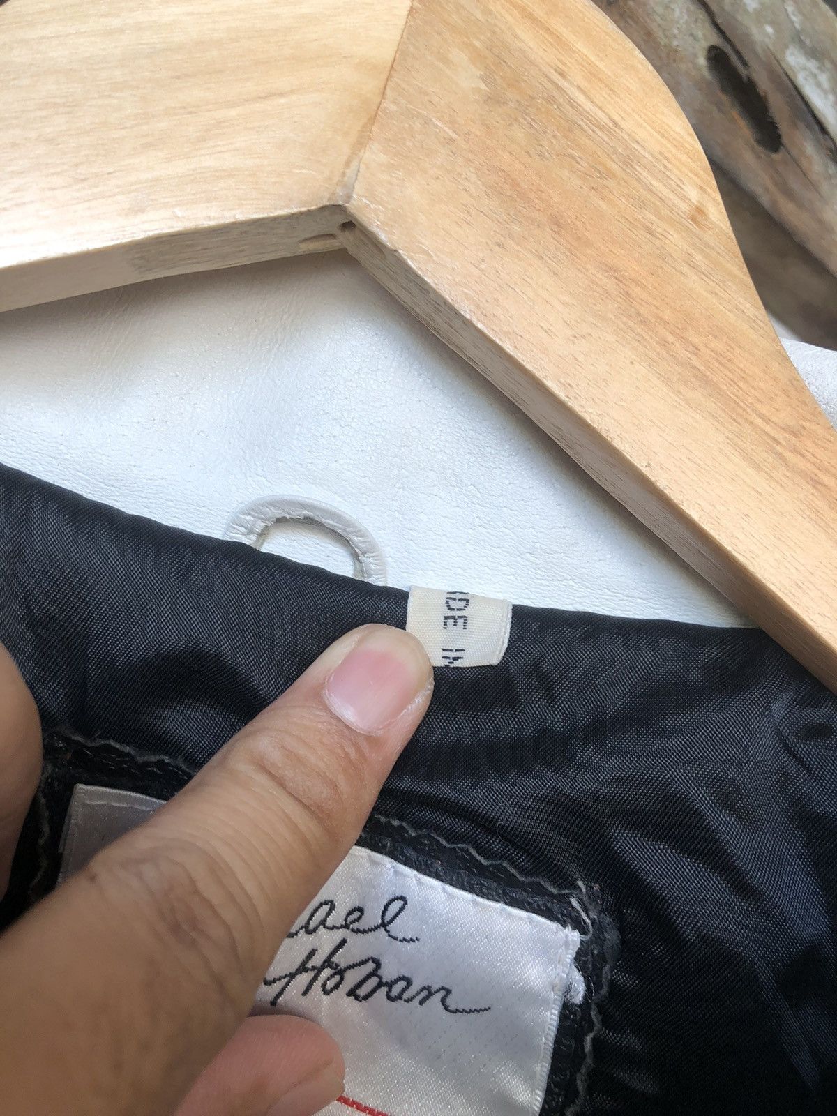Michael Hoban Rare❗️Vintage Michael Hoban USA Flag Leather Bomber Jackets Size US XL / EU 56 / 4 - 16 Thumbnail