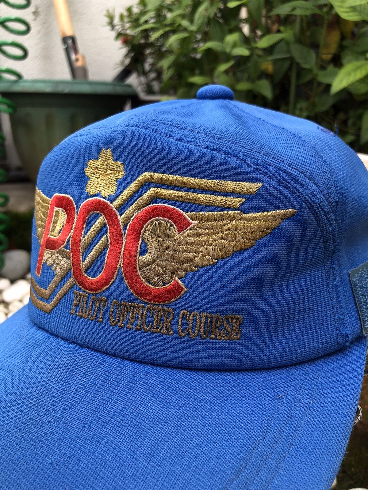 Japanese Brand × Vintage VINTAGE 90’s ( SATOSHO ) PILOT OFFICER COURSE HAT CAP Size ONE SIZE - 4 Thumbnail