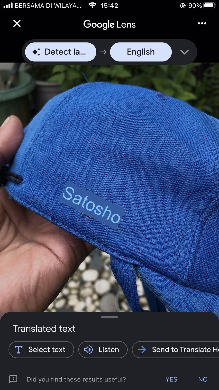 Japanese Brand × Vintage VINTAGE 90’s ( SATOSHO ) PILOT OFFICER COURSE HAT CAP Size ONE SIZE - 8 Thumbnail