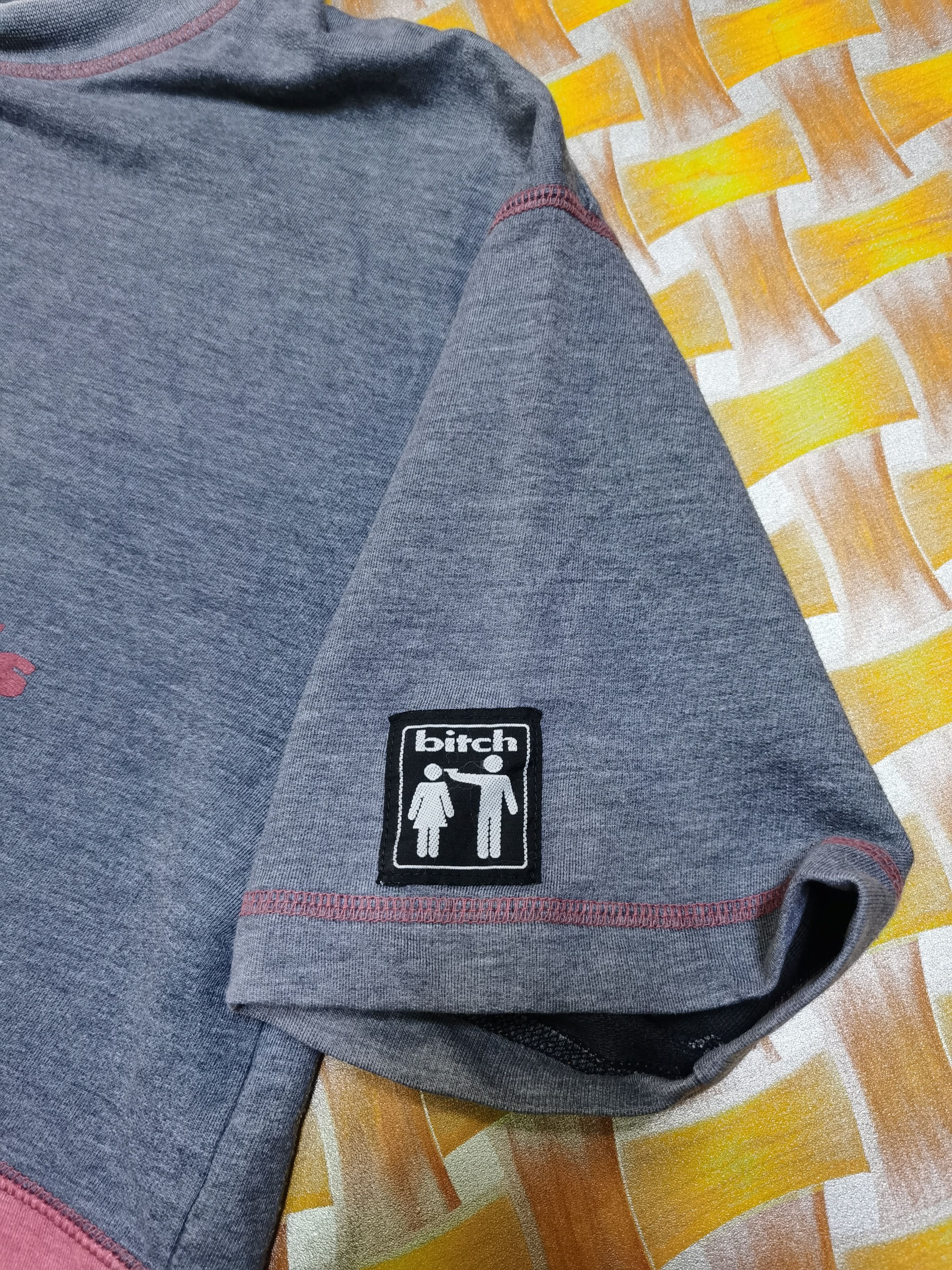 Girl Skateboards × Shorty's Skateboards × Vintage Vintage BITCH skateboards Stripe T-shirt Size US L / EU 52-54 / 3 - 5 Thumbnail