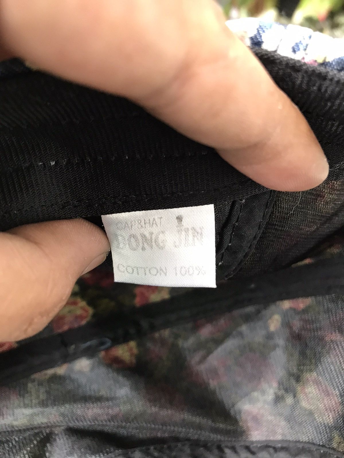 Japanese Brand 5-PANEL ROSES OVERPRINTED CAP HAT BY DONG JIN Size ONE SIZE - 8 Thumbnail